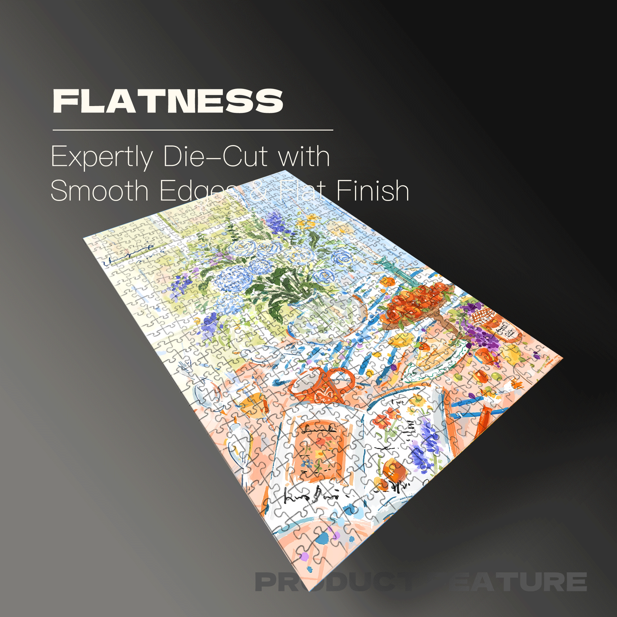 A Moment Of Peace 500pcs/1000pcs Jigsaw Puzzle, Scratch-Resistant, Interactive Family Game & Brain-Boosting DIY Decor, Perfect for Halloween, Christmas & New Year Gifts, Family Puzzle Game