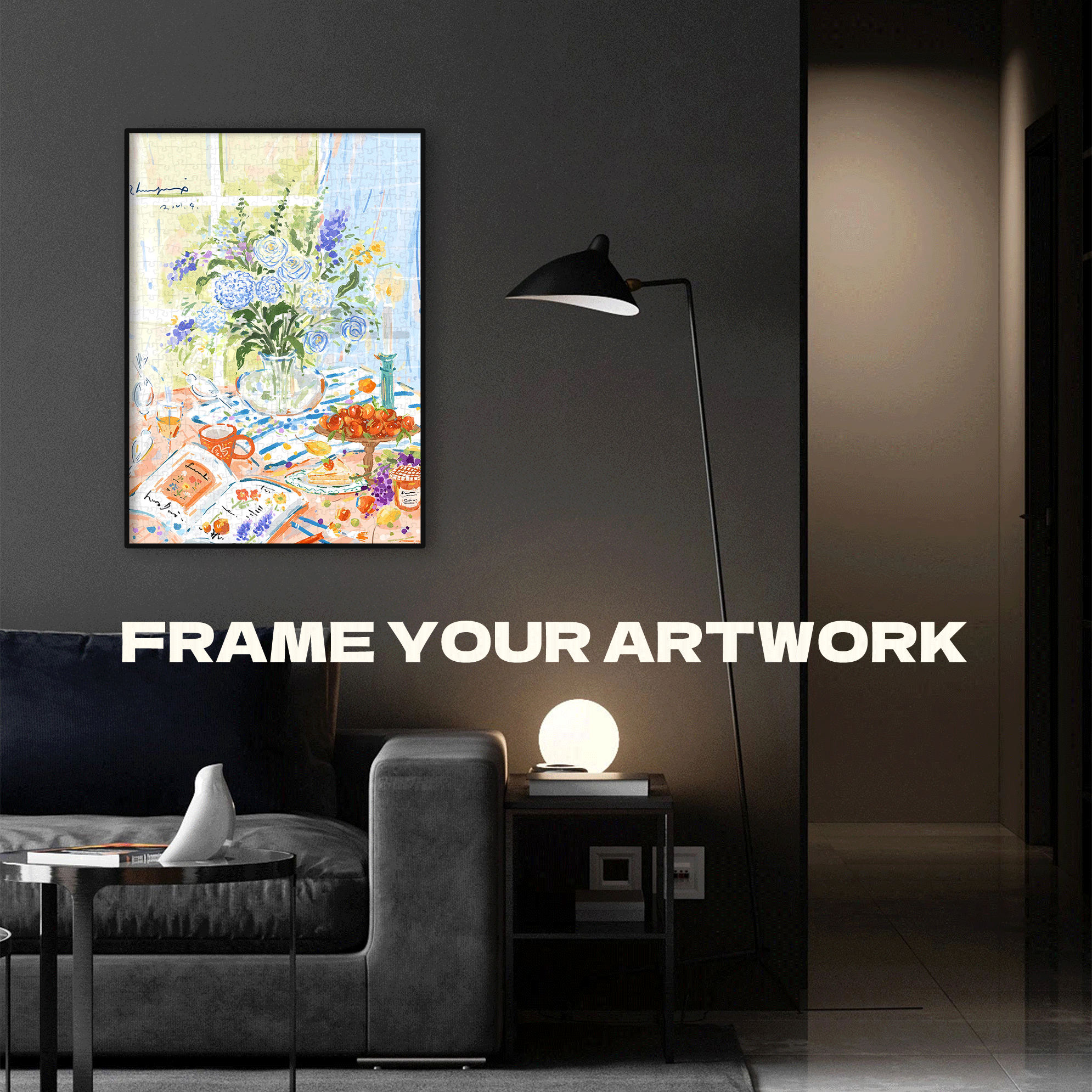 A Moment Of Peace 500pcs/1000pcs Jigsaw Puzzle, Scratch-Resistant, Interactive Family Game & Brain-Boosting DIY Decor, Perfect for Halloween, Christmas & New Year Gifts, Family Puzzle Game