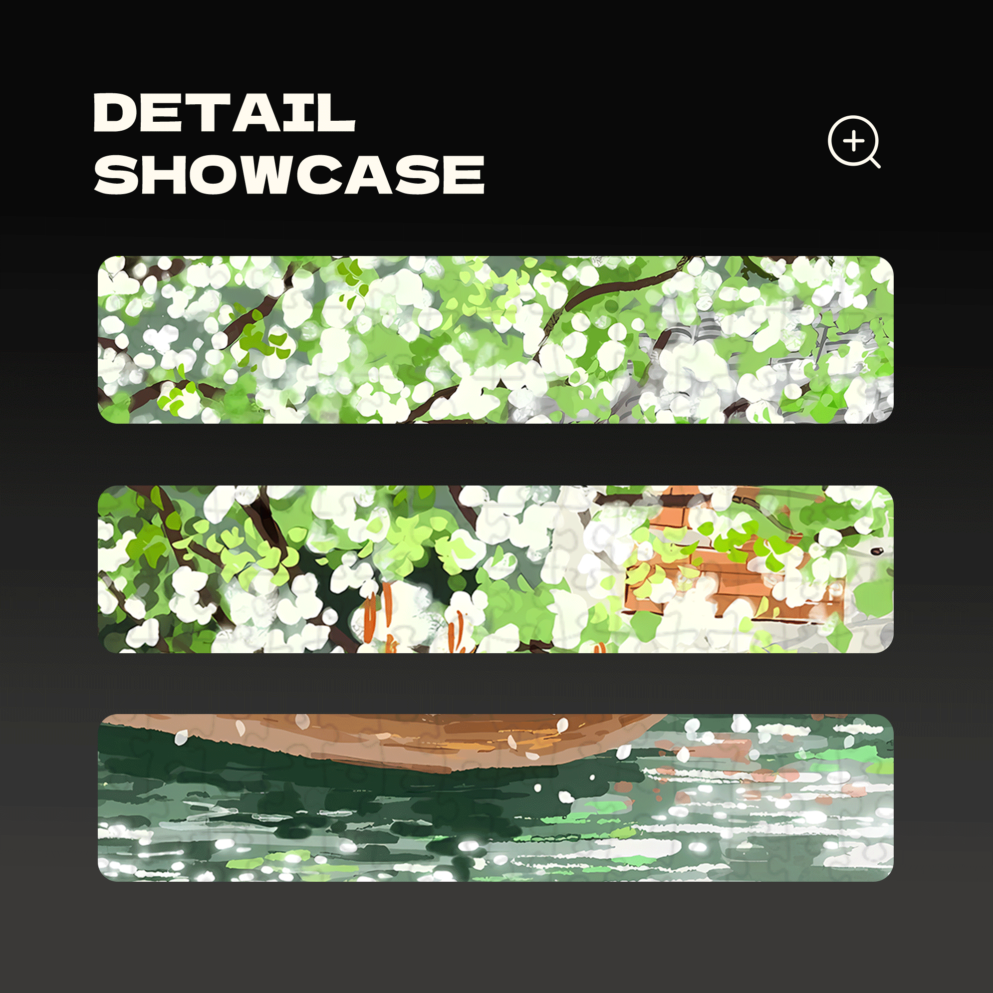 A Pear Tree Is In Bloom 500pcs/1000pcs Jigsaw Puzzle, Scratch-Resistant, Interactive Family Game & Brain-Boosting DIY Decor, Perfect for Halloween, Christmas & New Year Gifts, Family Puzzle Game