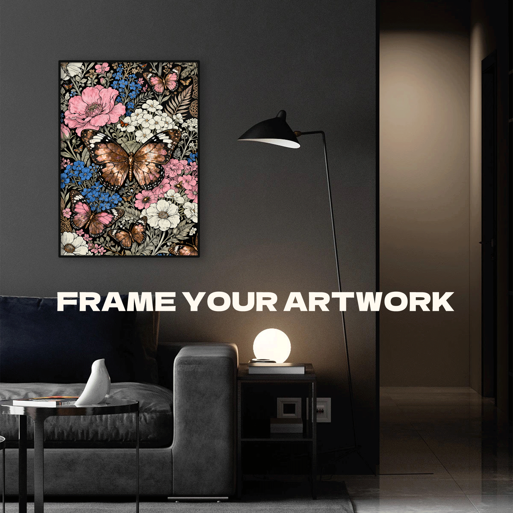 Butterfly Dream 2 500pcs/1000pcs Jigsaw Puzzle, Scratch-Resistant, Interactive Family Game & Brain-Boosting DIY Decor, Perfect for Halloween, Christmas & New Year Gifts, Family Puzzle Game