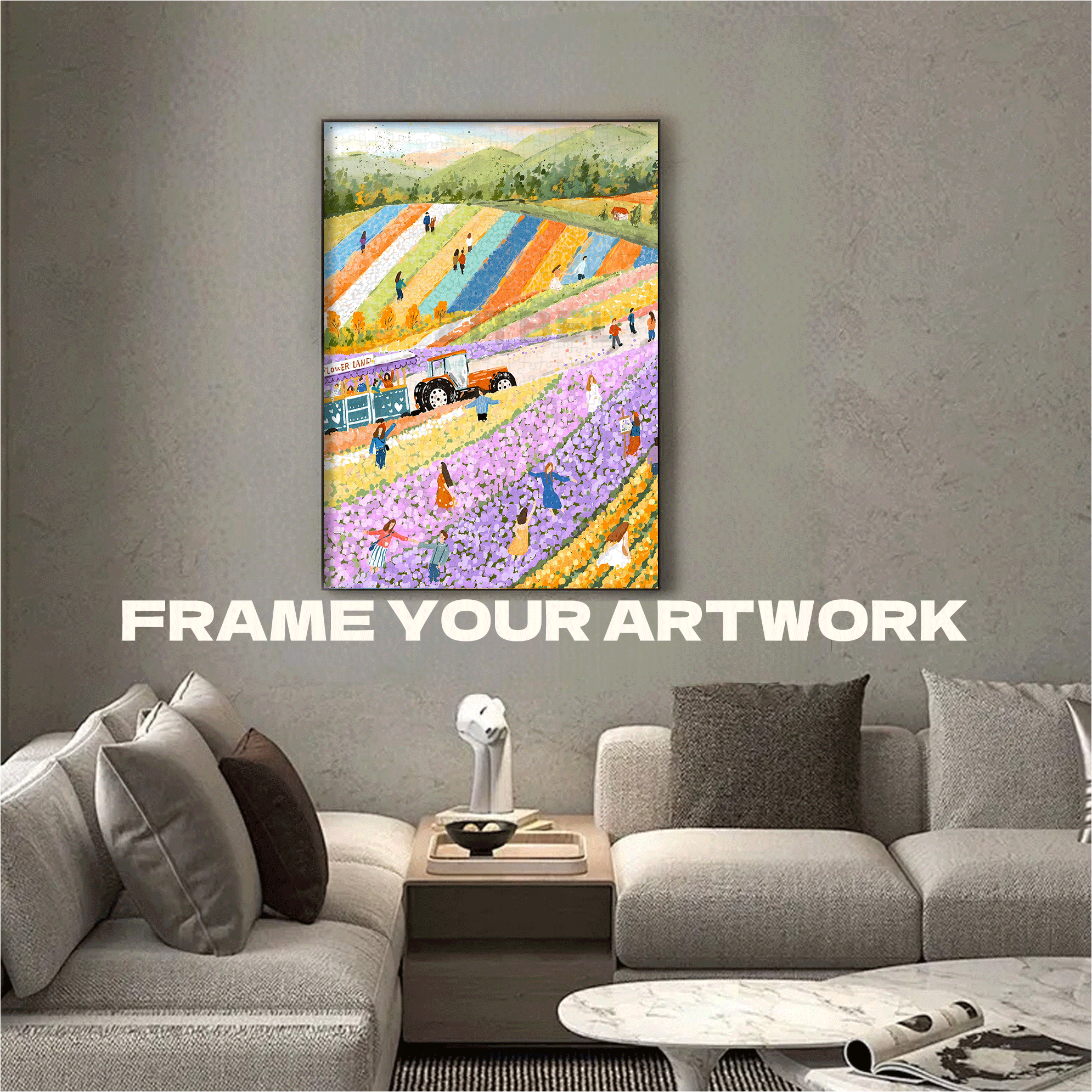 Furano 500pcs/1000pcs Jigsaw Puzzle, Scratch-Resistant, Interactive Family Game & Brain-Boosting DIY Decor, Perfect for Halloween, Christmas & New Year Gifts, Family Puzzle Game