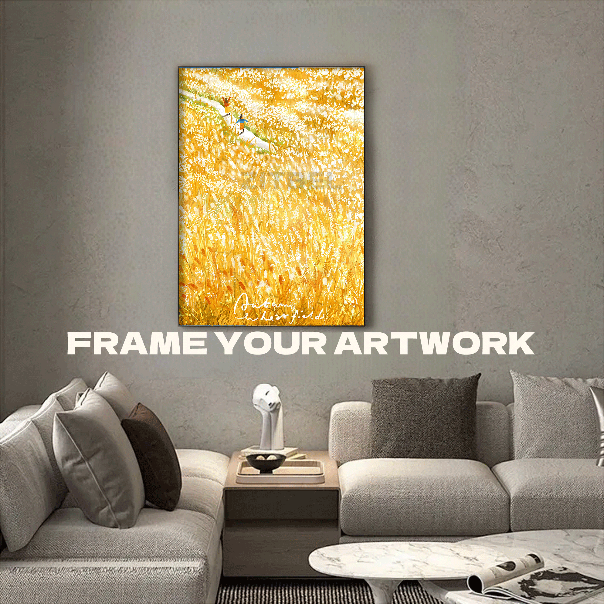 Let's Go Chase The Autumn Light Together 500pcs/1000pcs Jigsaw Puzzle, Scratch-Resistant, Interactive Family Game & Brain-Boosting DIY Decor, Perfect for Halloween, Christmas & New Year Gifts, Family Puzzle Game