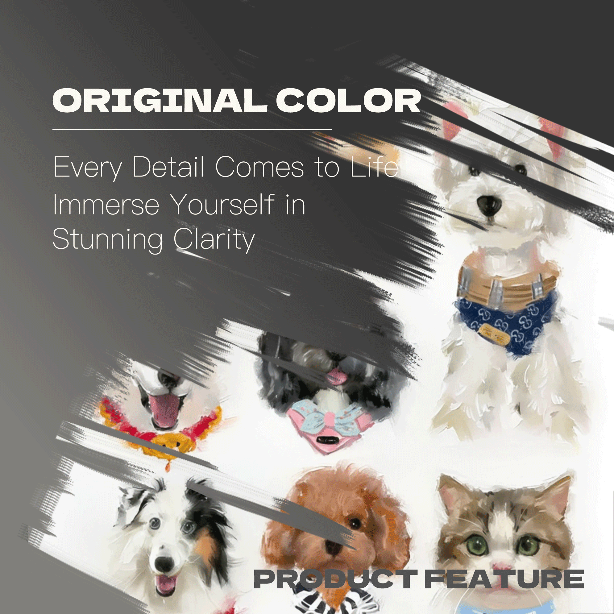 Can I Draw Your Little Dog 500pcs/1000pcs Jigsaw Puzzle, Scratch-Resistant, Interactive Family Game & Brain-Boosting DIY Decor, Perfect for Halloween, Christmas & New Year Gifts, Family Puzzle Game
