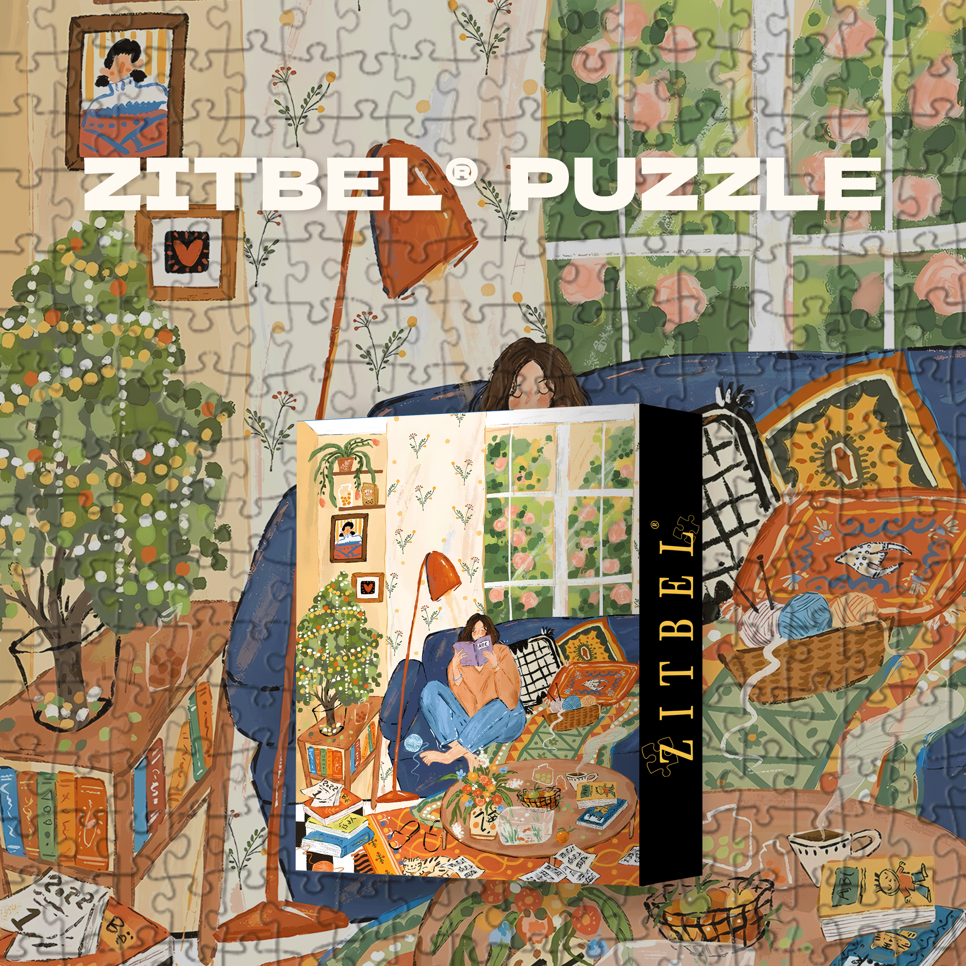 Still Loving Life 500pcs/1000pcs Jigsaw Puzzle, Scratch-Resistant, Interactive Family Game & Brain-Boosting DIY Decor, Perfect for Halloween, Christmas & New Year Gifts, Family Puzzle Game