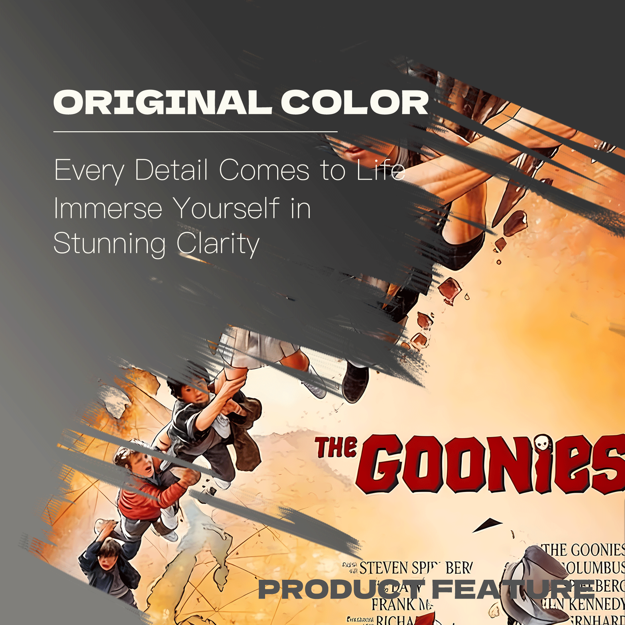 The Goonies 500pcs/1000pcs Jigsaw Puzzle, Scratch-Resistant, Interactive Family Game & Brain-Boosting DIY Decor, Perfect for Halloween, Christmas & New Year Gifts, Family Puzzle Game
