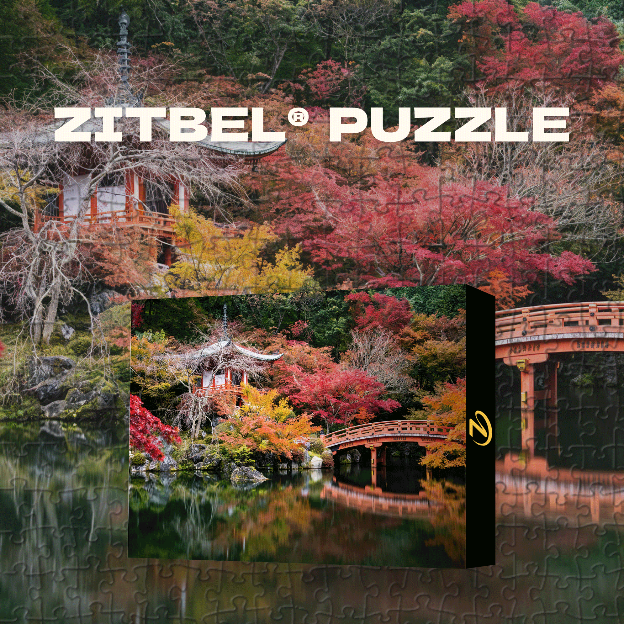 Beautiful Gardens 500pcs/1000pcs Jigsaw Puzzle, Scratch-Resistant, Interactive Family Game & Brain-Boosting DIY Decor, Perfect for Halloween, Christmas & New Year Gifts, Family Puzzle Game