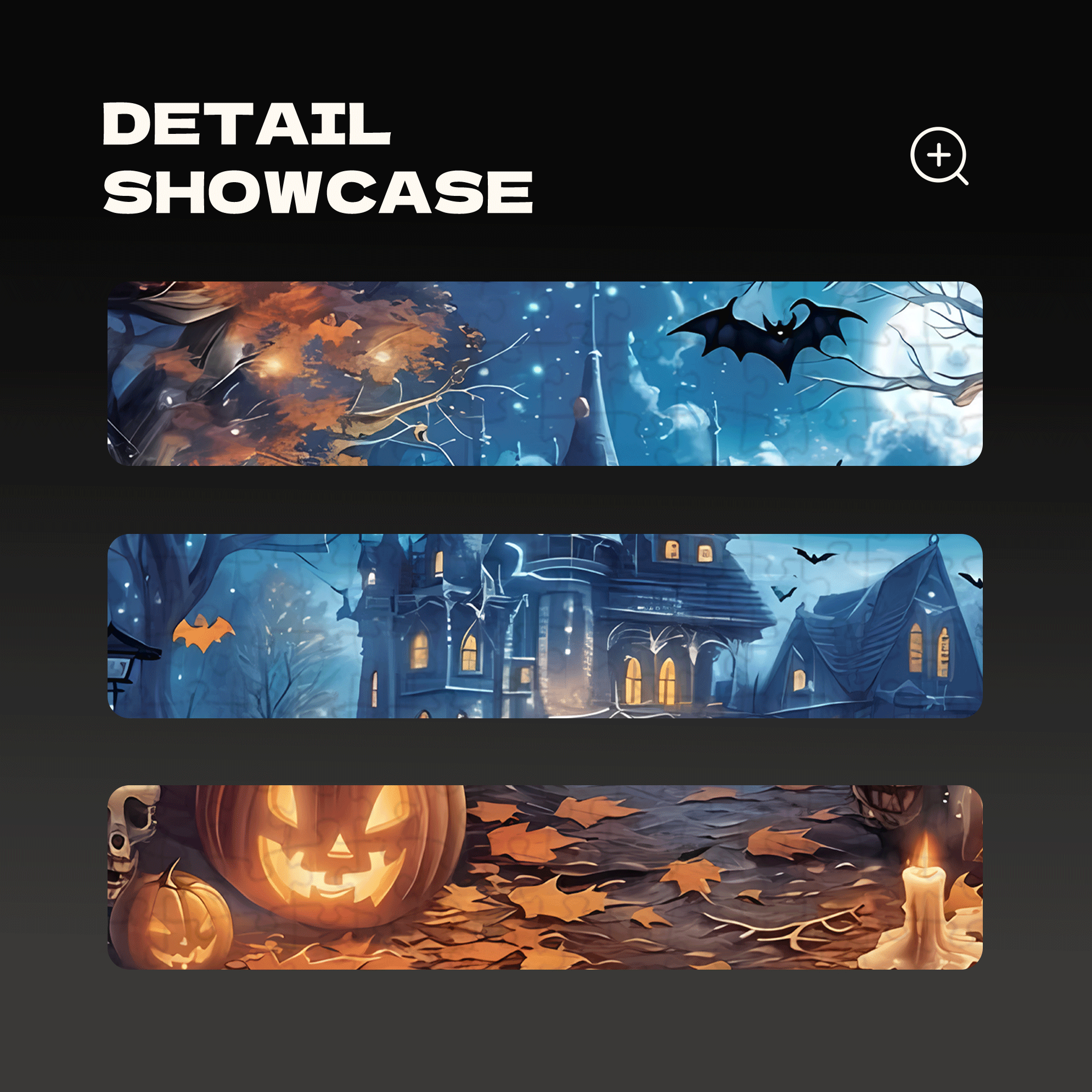 Halloween Special Night 500pcs/1000pcs Jigsaw Puzzle, Scratch-Resistant, Interactive Family Game & Brain-Boosting DIY Decor, Perfect for Halloween, Christmas & New Year Gifts, Family Puzzle Game