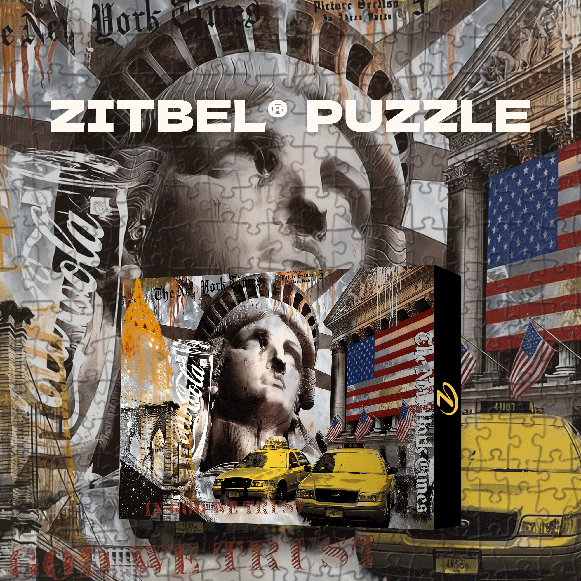 New York City 500pcs/1000pcs Jigsaw Puzzle, Scratch-Resistant, Interactive Family Game & Brain-Boosting DIY Decor, Perfect for Halloween, Christmas & New Year Gifts, Family Puzzle Game