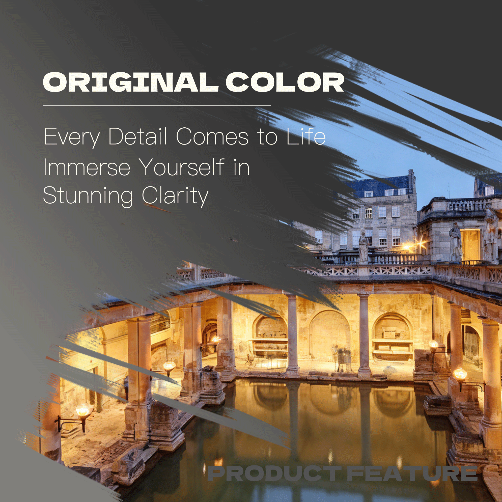 Roman Baths 500pcs/1000pcs Jigsaw Puzzle, Scratch-Resistant, Interactive Family Game & Brain-Boosting DIY Decor, Perfect for Halloween, Christmas & New Year Gifts, Family Puzzle Game