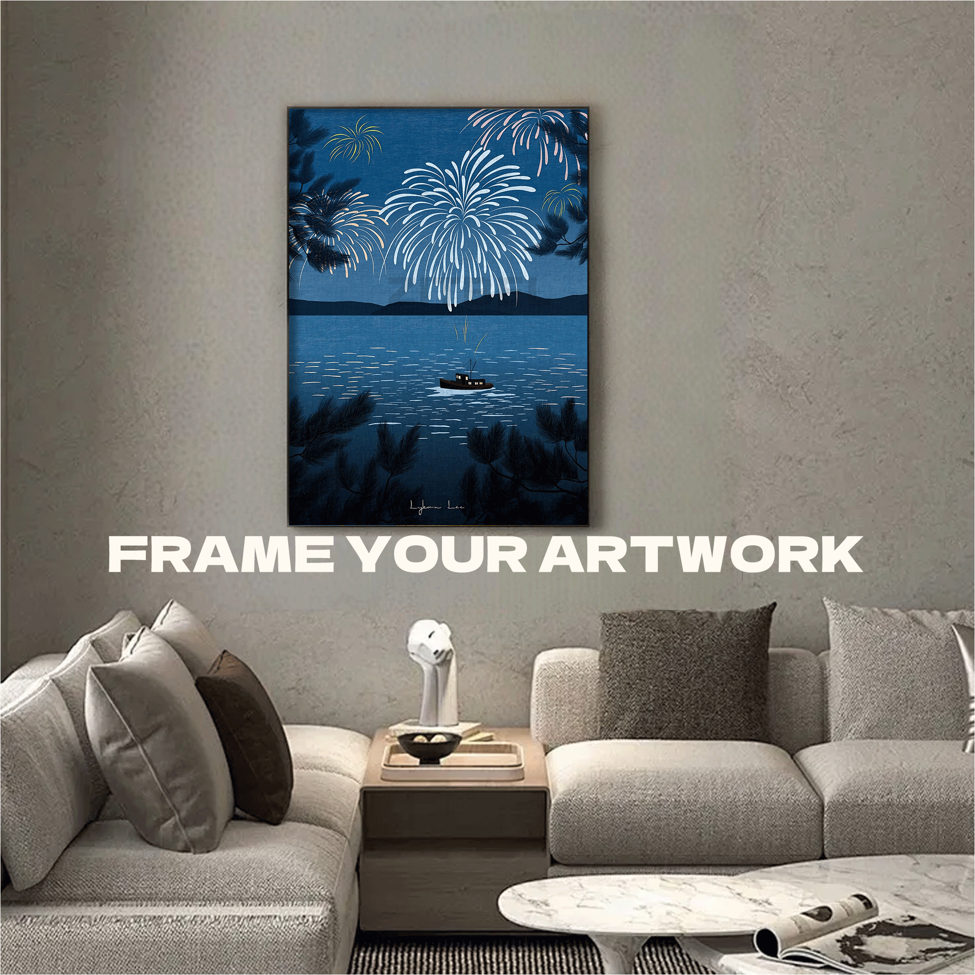 Fireworks 2 500pcs/1000pcs Jigsaw Puzzle, Scratch-Resistant, Interactive Family Game & Brain-Boosting DIY Decor, Perfect for Halloween, Christmas & New Year Gifts, Family Puzzle Game