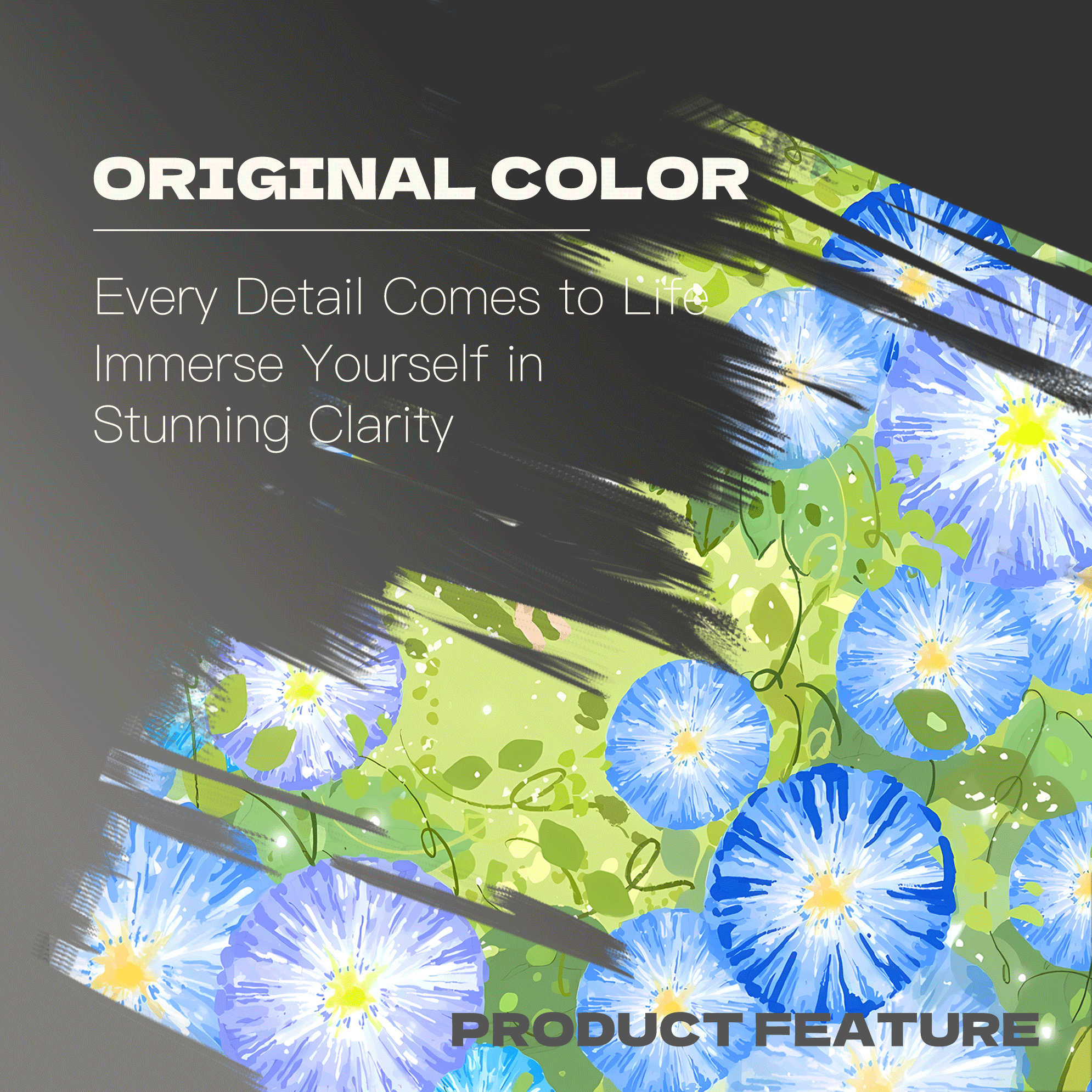 Morning Glories Are Blooming 500pcs/1000pcs Jigsaw Puzzle, Scratch-Resistant, Interactive Family Game & Brain-Boosting DIY Decor, Perfect for Halloween, Christmas & New Year Gifts, Family Puzzle Game