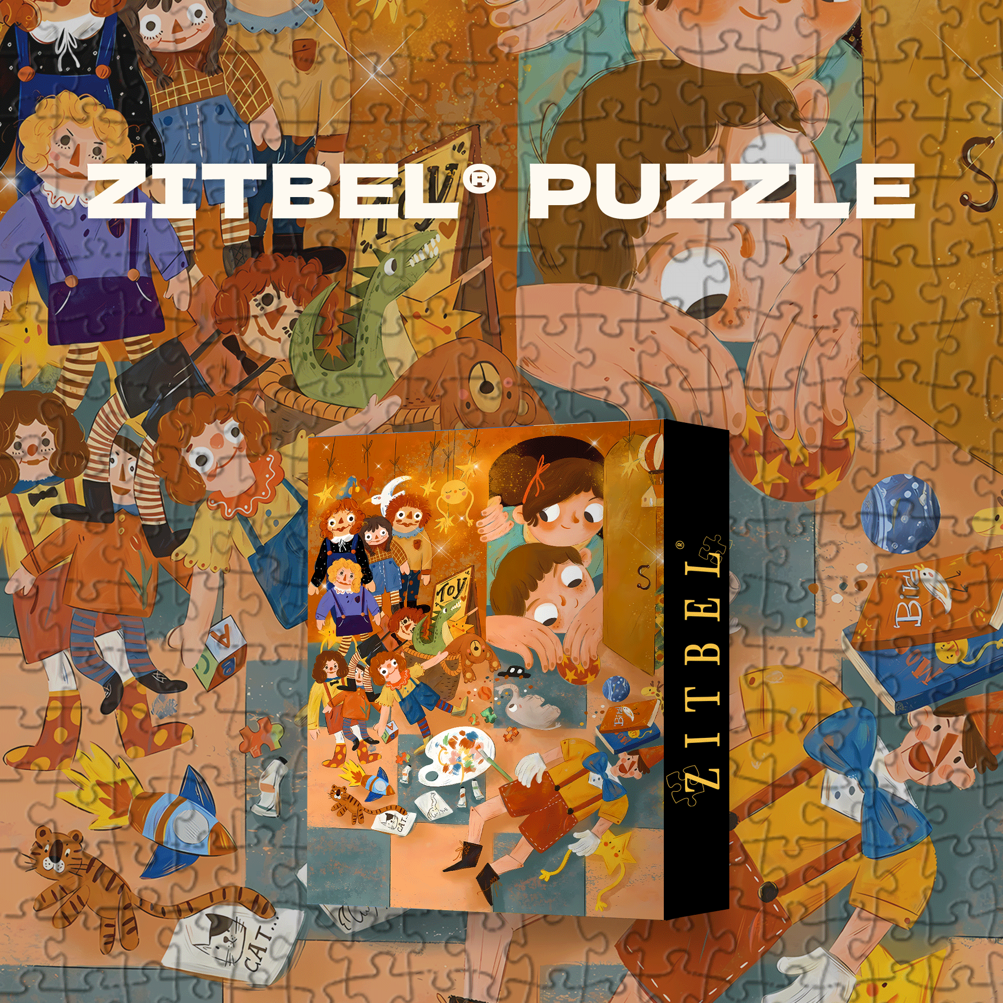 My Dollhouse 500pcs/1000pcs Jigsaw Puzzle, Scratch-Resistant, Interactive Family Game & Brain-Boosting DIY Decor, Perfect for Halloween, Christmas & New Year Gifts, Family Puzzle Game