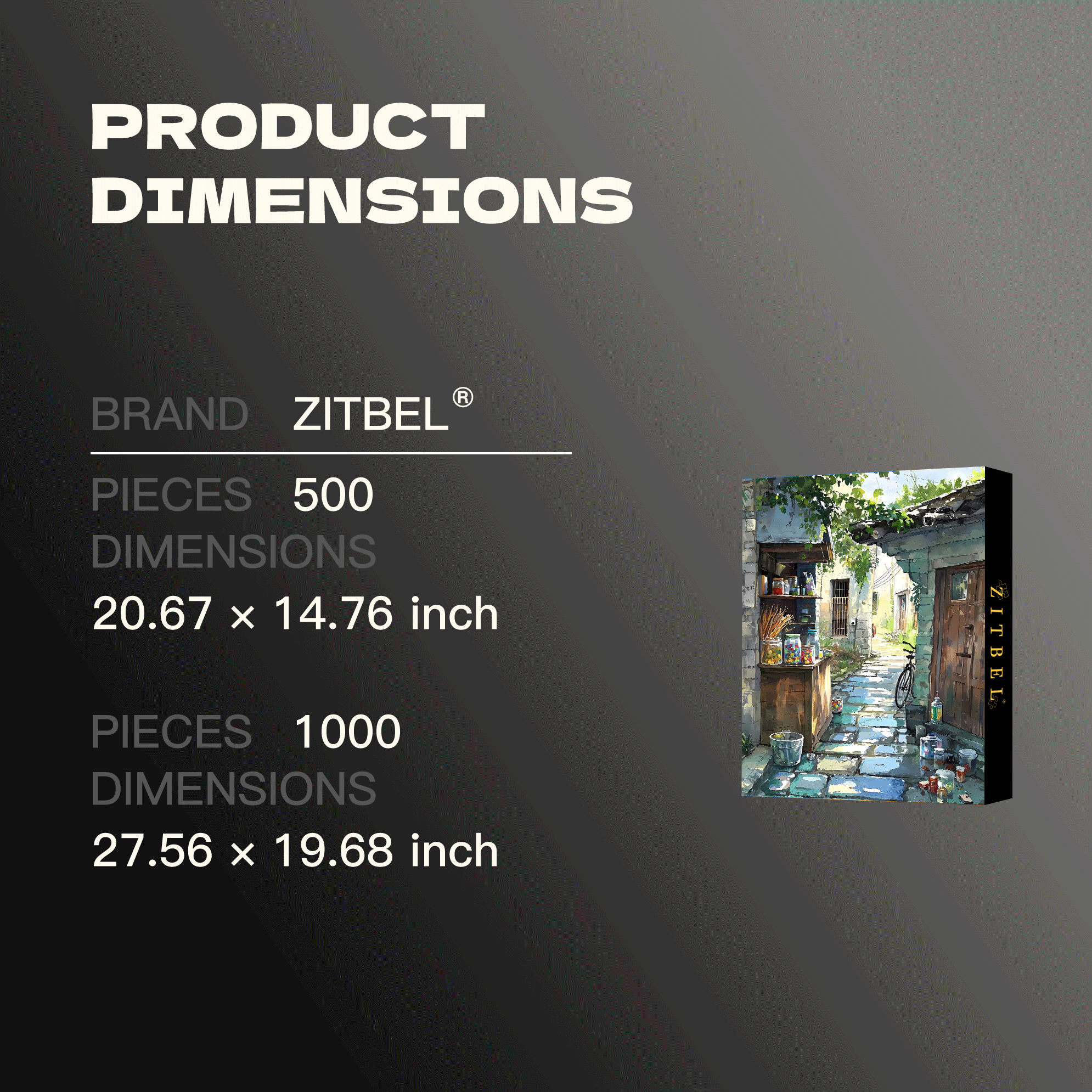 Narrow Alley Convenience Store 500pcs/1000pcs Jigsaw Puzzle, Scratch-Resistant, Interactive Family Game & Brain-Boosting DIY Decor, Perfect for Halloween, Christmas & New Year Gifts, Family Puzzle Game