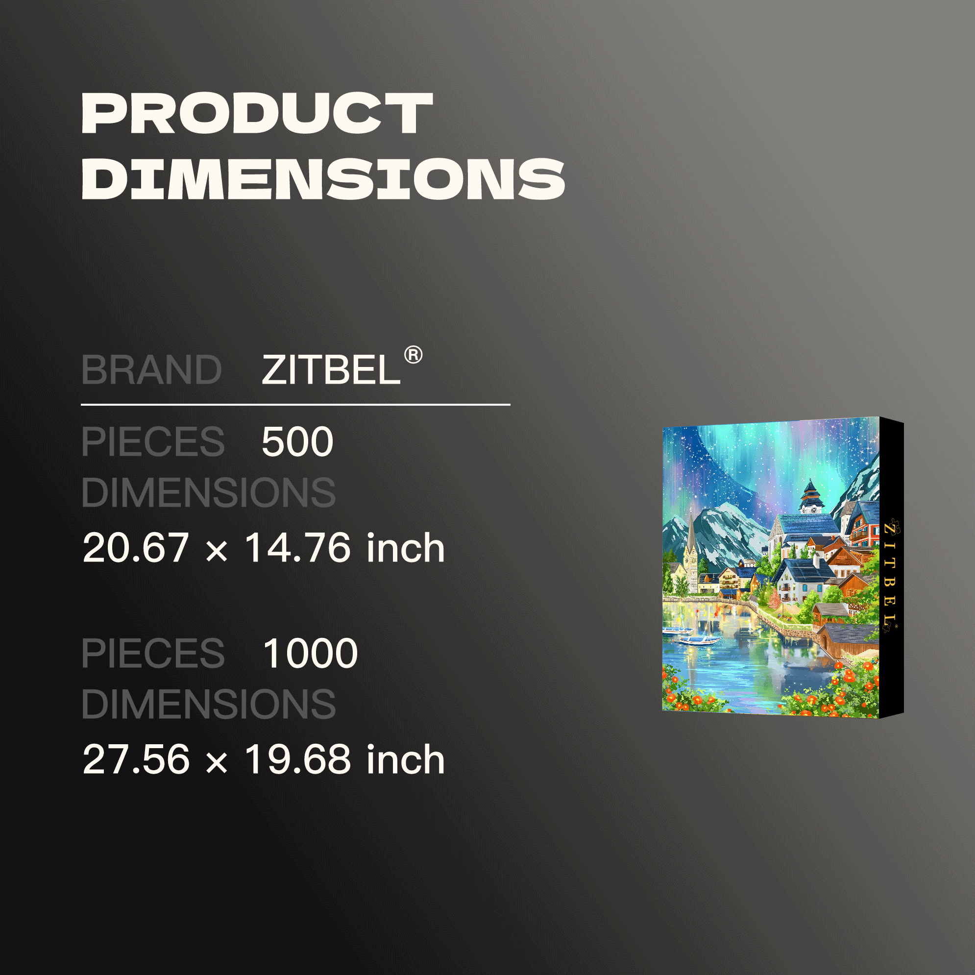 Near The Stars 500pcs/1000pcs Jigsaw Puzzle, Scratch-Resistant, Interactive Family Game & Brain-Boosting DIY Decor, Perfect for Halloween, Christmas & New Year Gifts, Family Puzzle Game