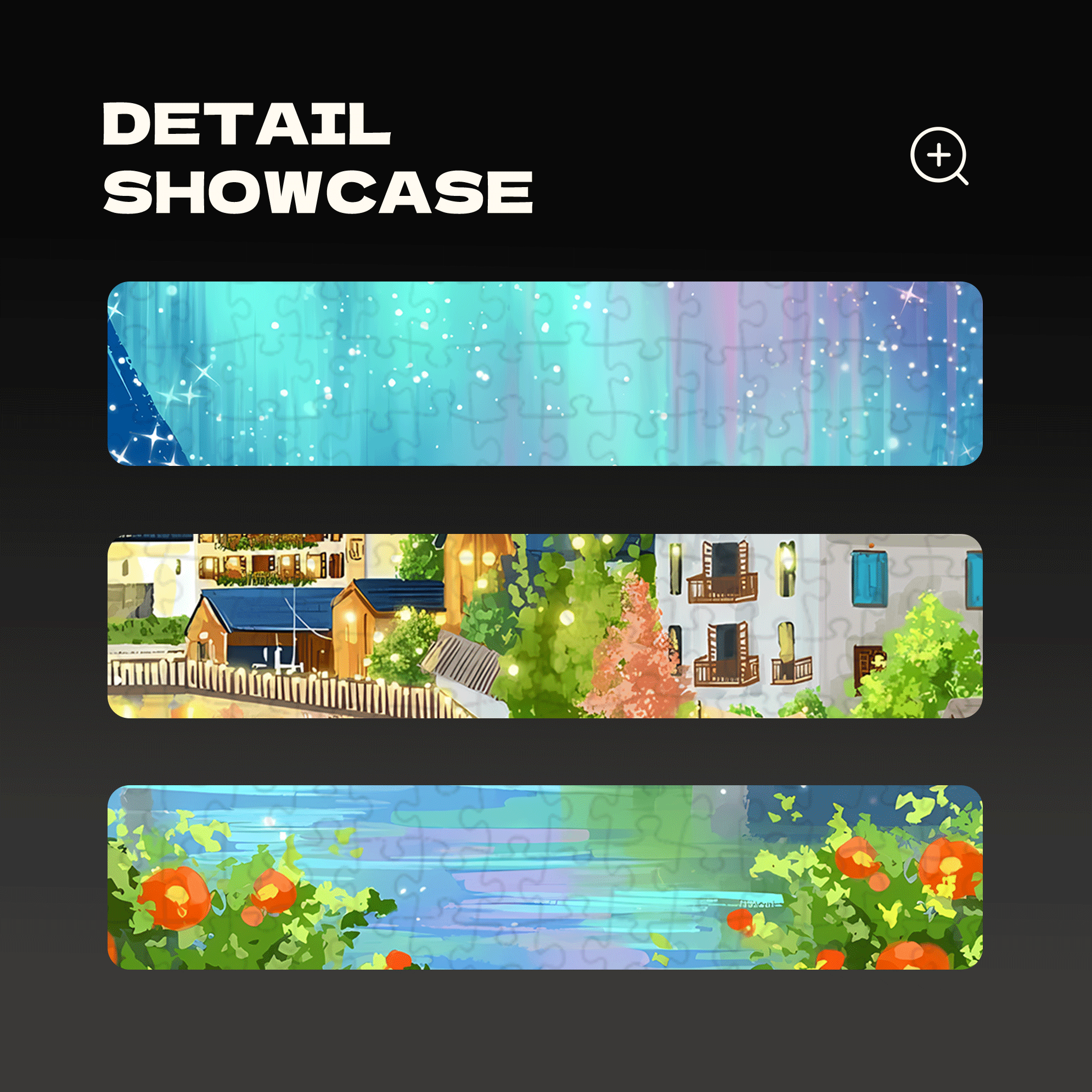 Near The Stars 500pcs/1000pcs Jigsaw Puzzle, Scratch-Resistant, Interactive Family Game & Brain-Boosting DIY Decor, Perfect for Halloween, Christmas & New Year Gifts, Family Puzzle Game