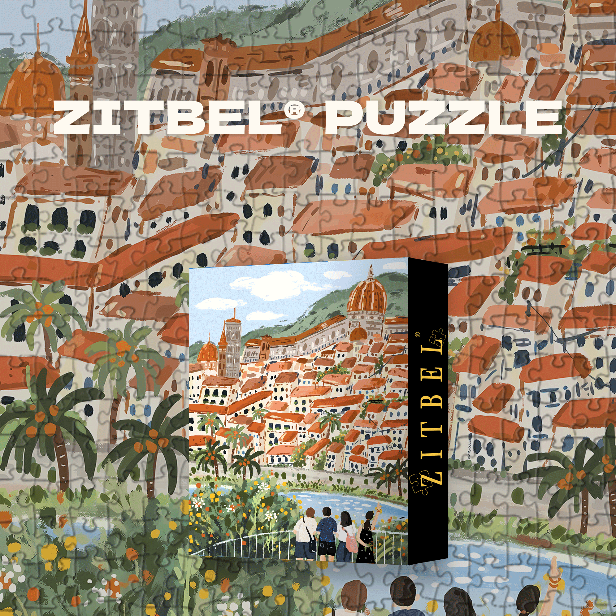 One Story Per Family 500pcs/1000pcs Jigsaw Puzzle, Scratch-Resistant, Interactive Family Game & Brain-Boosting DIY Decor, Perfect for Halloween, Christmas & New Year Gifts, Family Puzzle Game