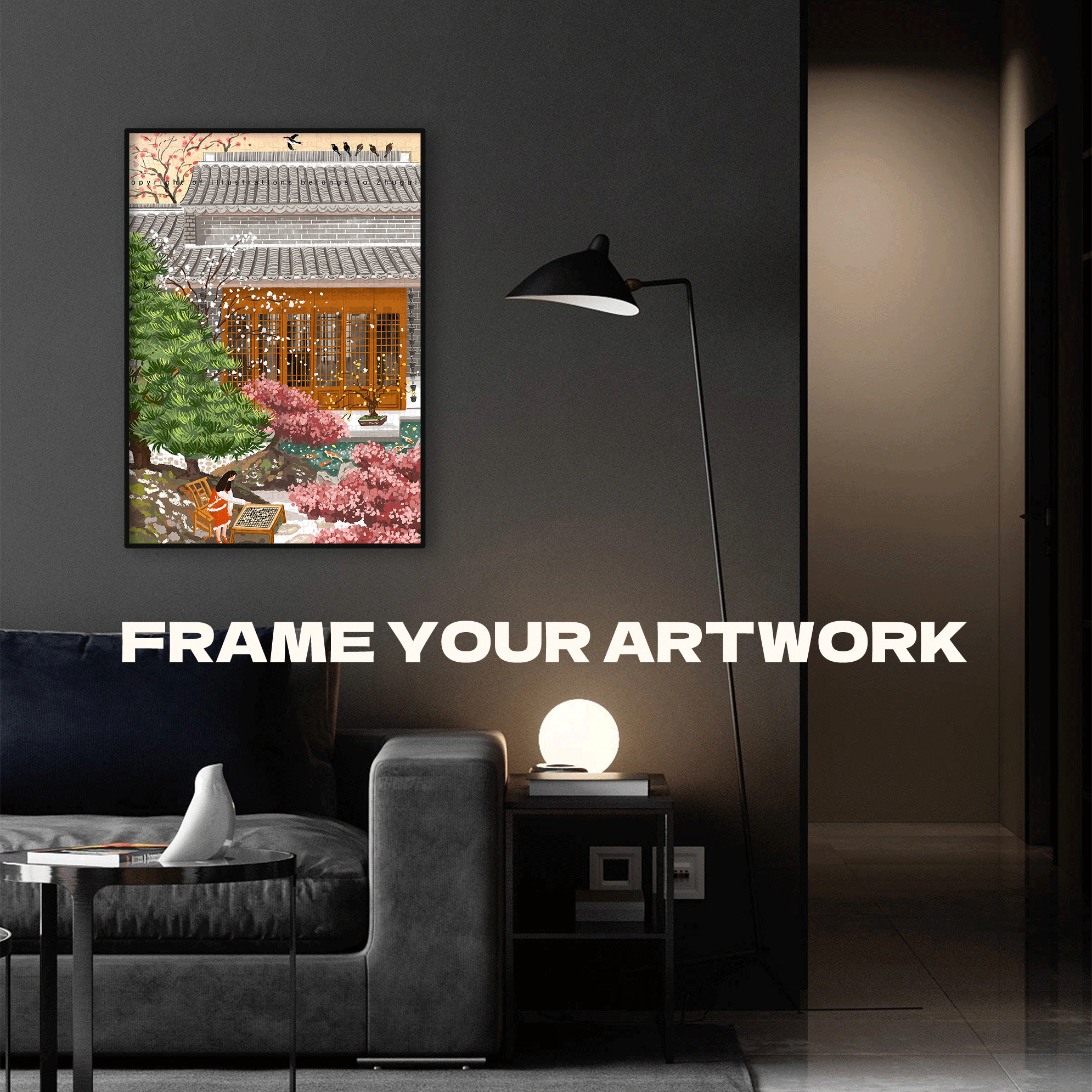 Peace Throughout The World 500pcs/1000pcs Jigsaw Puzzle, Scratch-Resistant, Interactive Family Game & Brain-Boosting DIY Decor, Perfect for Halloween, Christmas & New Year Gifts, Family Puzzle Game