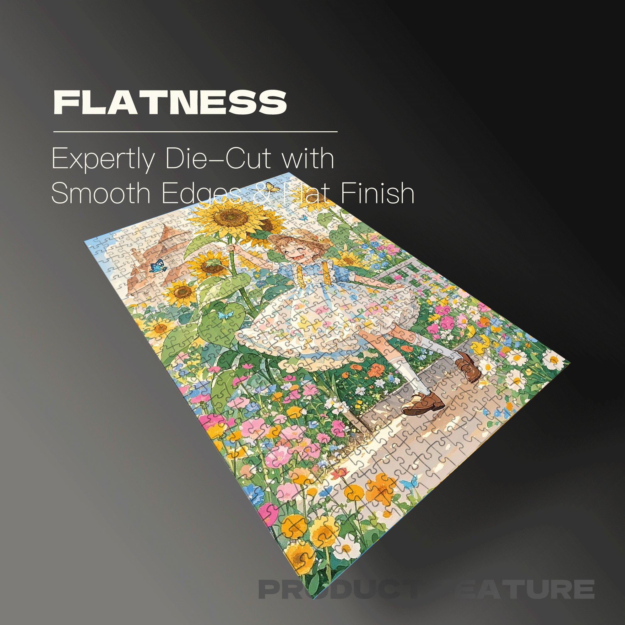 Pick A Sun 500pcs/1000pcs Jigsaw Puzzle, Scratch-Resistant, Interactive Family Game & Brain-Boosting DIY Decor, Perfect for Halloween, Christmas & New Year Gifts, Family Puzzle Game