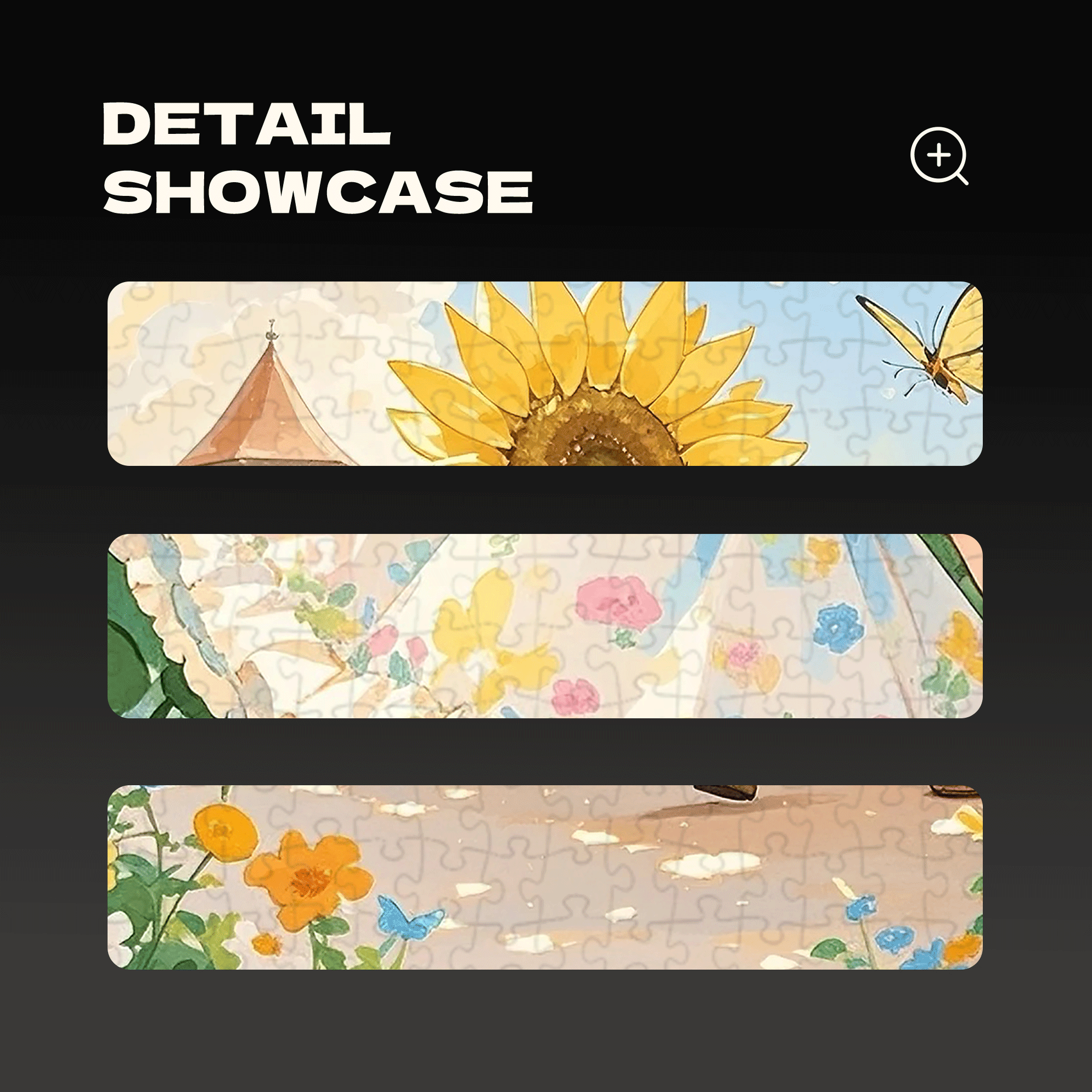 Pick A Sun 500pcs/1000pcs Jigsaw Puzzle, Scratch-Resistant, Interactive Family Game & Brain-Boosting DIY Decor, Perfect for Halloween, Christmas & New Year Gifts, Family Puzzle Game