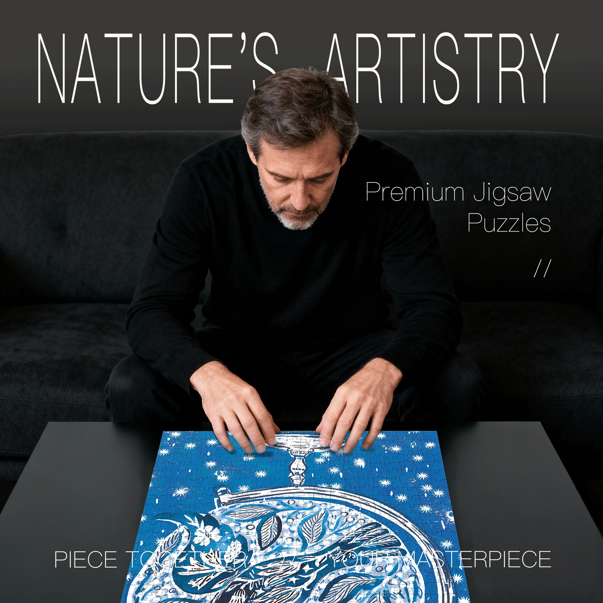 Pigeon Totem 500pcs/1000pcs Jigsaw Puzzle, Scratch-Resistant, Interactive Family Game & Brain-Boosting DIY Decor, Perfect for Halloween, Christmas & New Year Gifts, Family Puzzle Game