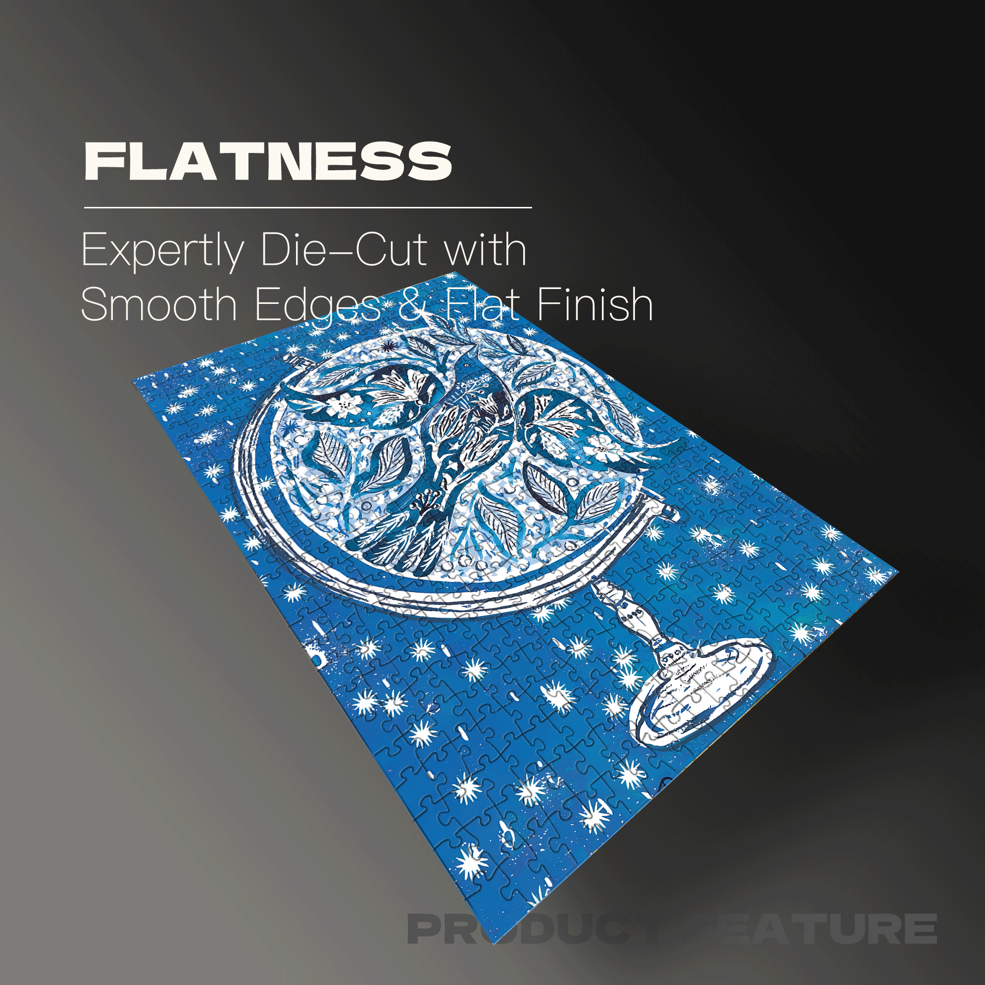 Pigeon Totem 500pcs/1000pcs Jigsaw Puzzle, Scratch-Resistant, Interactive Family Game & Brain-Boosting DIY Decor, Perfect for Halloween, Christmas & New Year Gifts, Family Puzzle Game