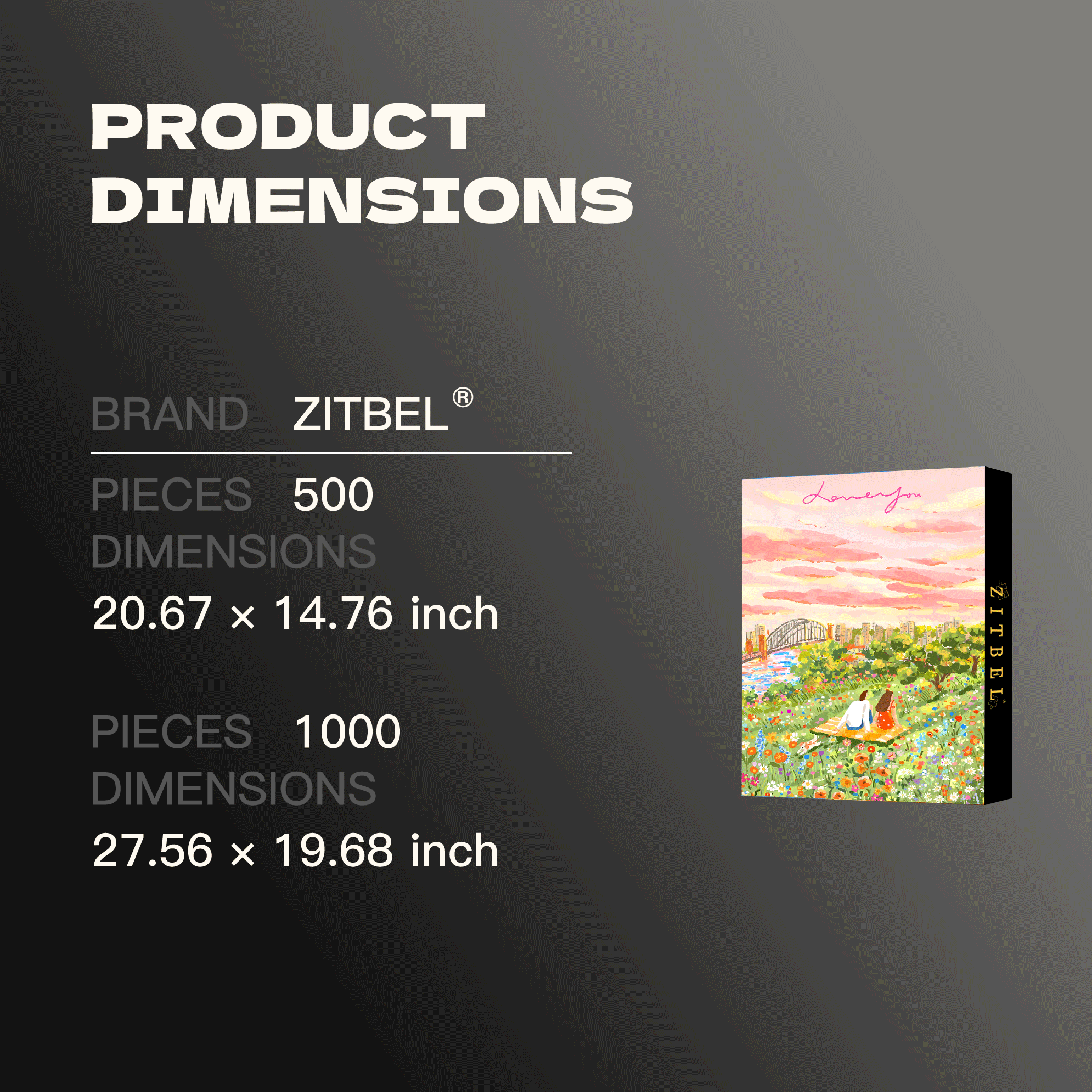 Pink Clouds in The Sky 500pcs/1000pcs Jigsaw Puzzle, Scratch-Resistant, Interactive Family Game & Brain-Boosting DIY Decor, Perfect for Halloween, Christmas & New Year Gifts, Family Puzzle Game