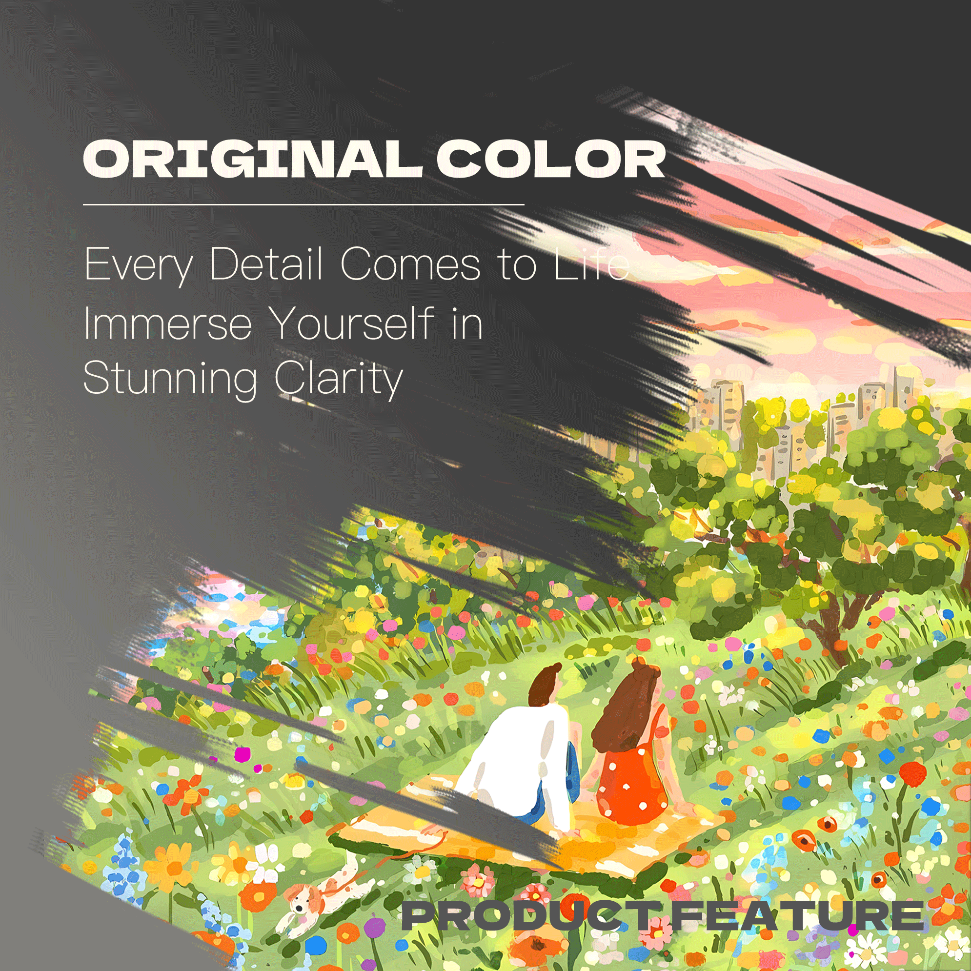 Pink Clouds in The Sky 500pcs/1000pcs Jigsaw Puzzle, Scratch-Resistant, Interactive Family Game & Brain-Boosting DIY Decor, Perfect for Halloween, Christmas & New Year Gifts, Family Puzzle Game