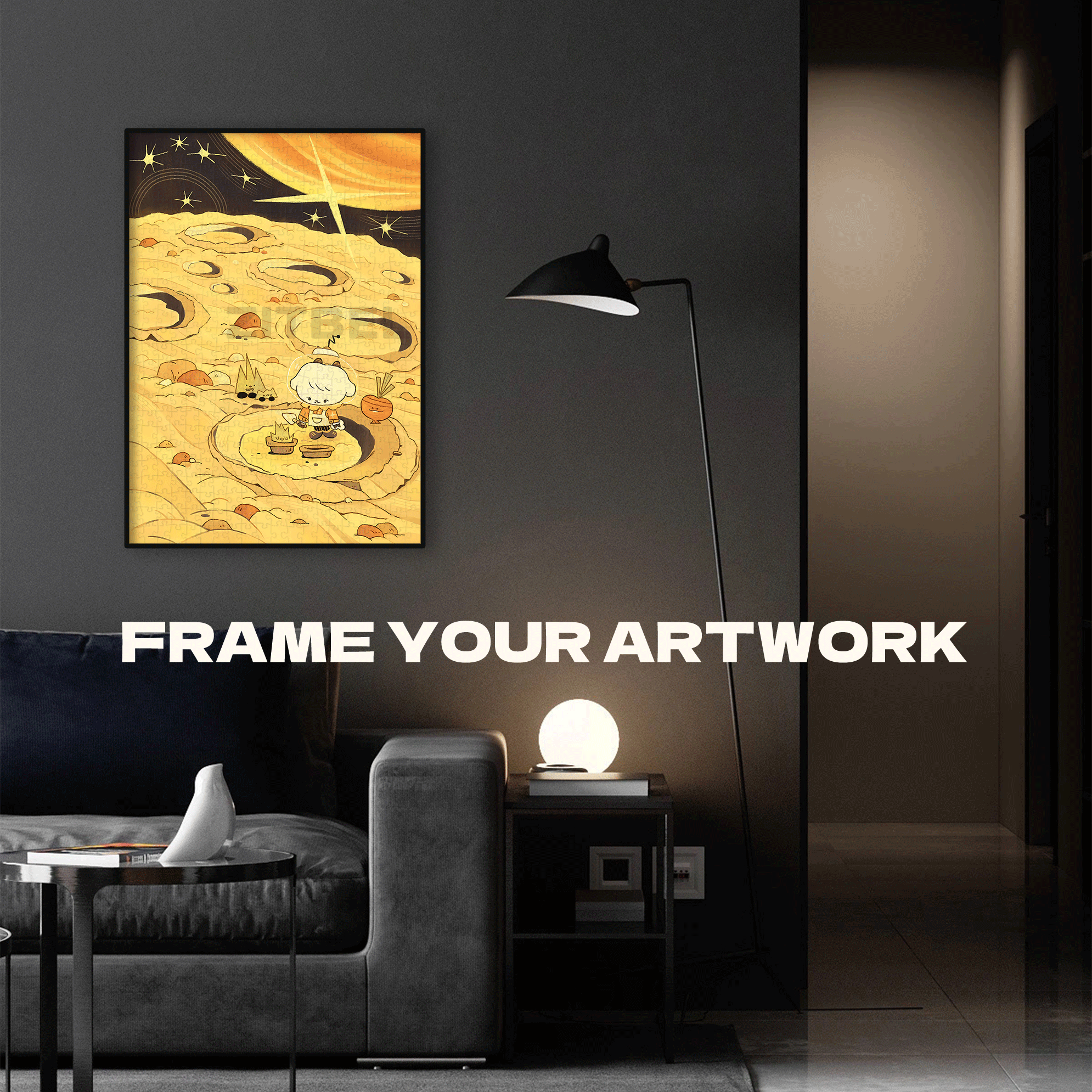 Planting Grass 500pcs/1000pcs Jigsaw Puzzle, Scratch-Resistant, Interactive Family Game & Brain-Boosting DIY Decor, Perfect for Halloween, Christmas & New Year Gifts, Family Puzzle Game