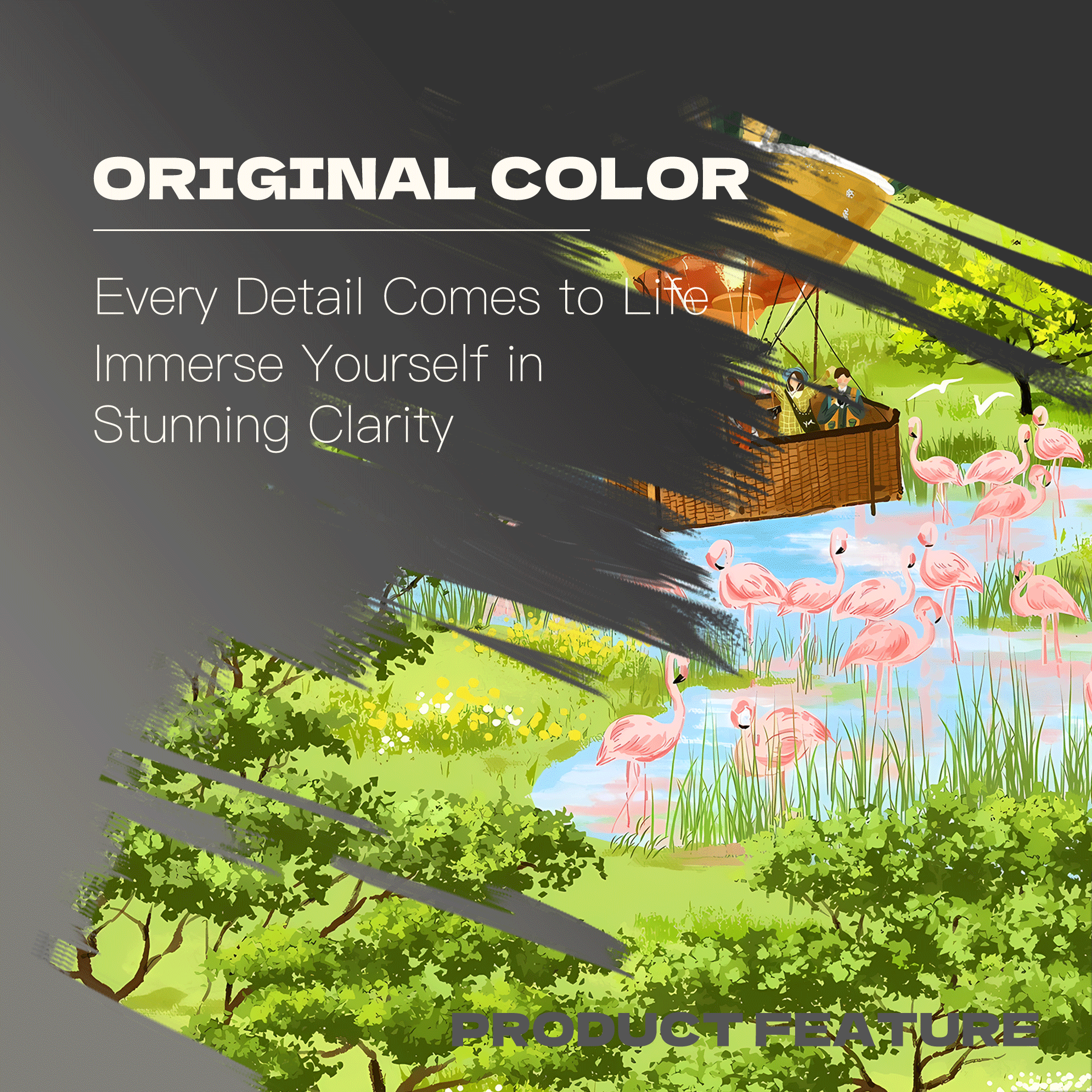 Poems of Migration 500pcs/1000pcs Jigsaw Puzzle, Scratch-Resistant, Interactive Family Game & Brain-Boosting DIY Decor, Perfect for Halloween, Christmas & New Year Gifts, Family Puzzle Game