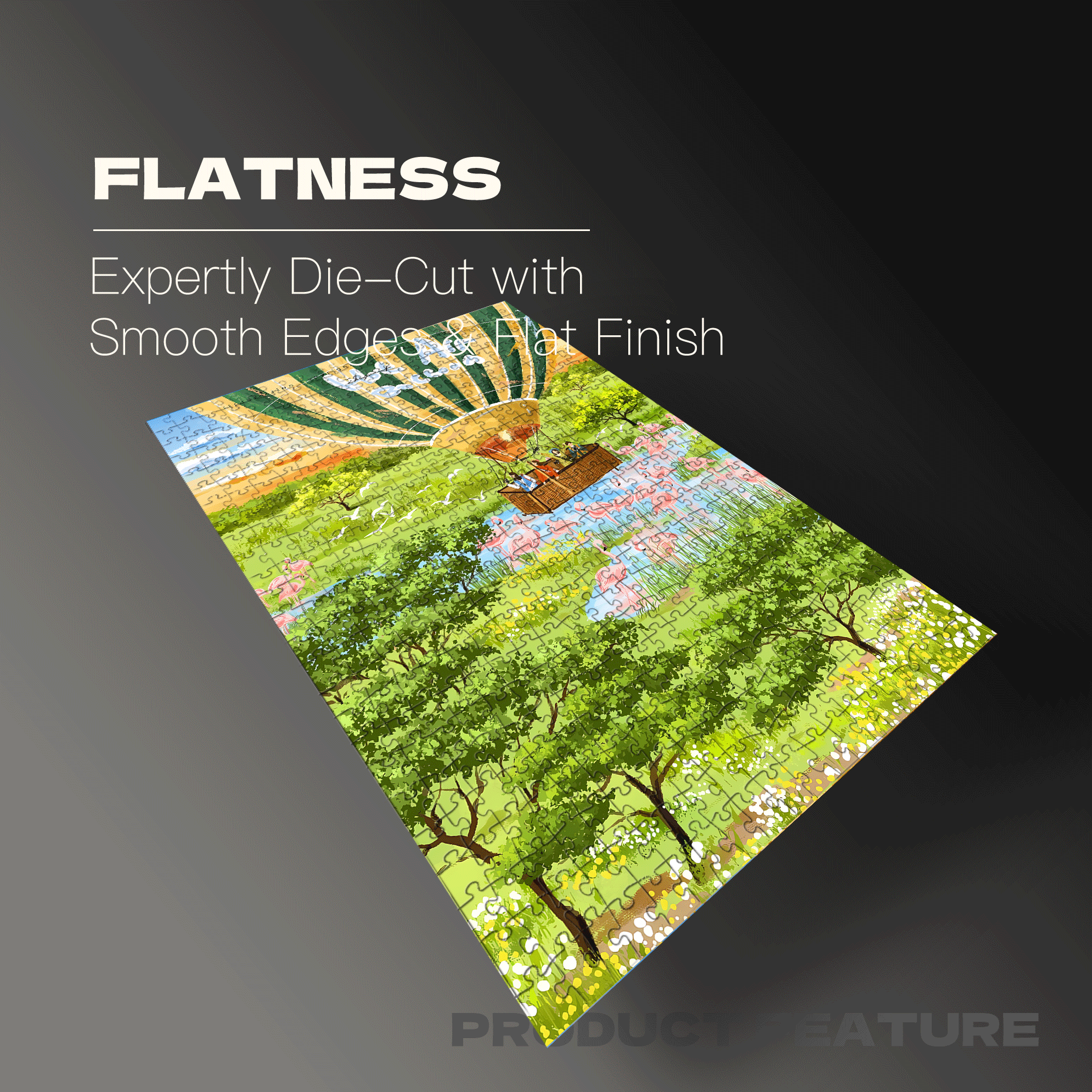 Poems of Migration 500pcs/1000pcs Jigsaw Puzzle, Scratch-Resistant, Interactive Family Game & Brain-Boosting DIY Decor, Perfect for Halloween, Christmas & New Year Gifts, Family Puzzle Game