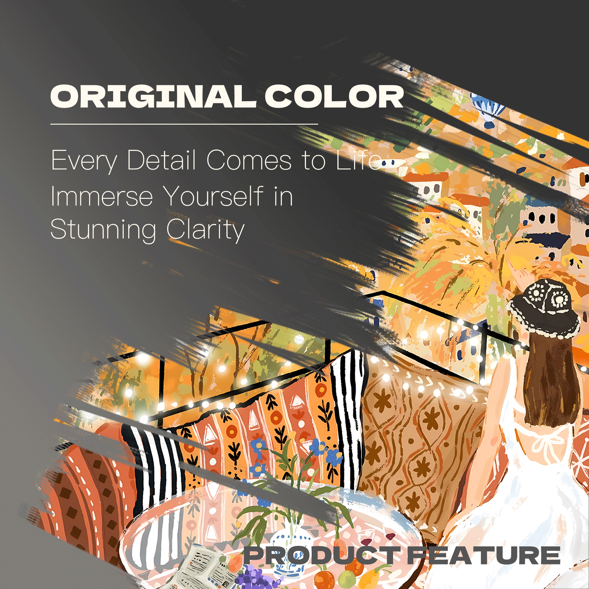 Romantic T¨¹rkiye 500pcs/1000pcs Jigsaw Puzzle, Scratch-Resistant, Interactive Family Game & Brain-Boosting DIY Decor, Perfect for Halloween, Christmas & New Year Gifts, Family Puzzle Game