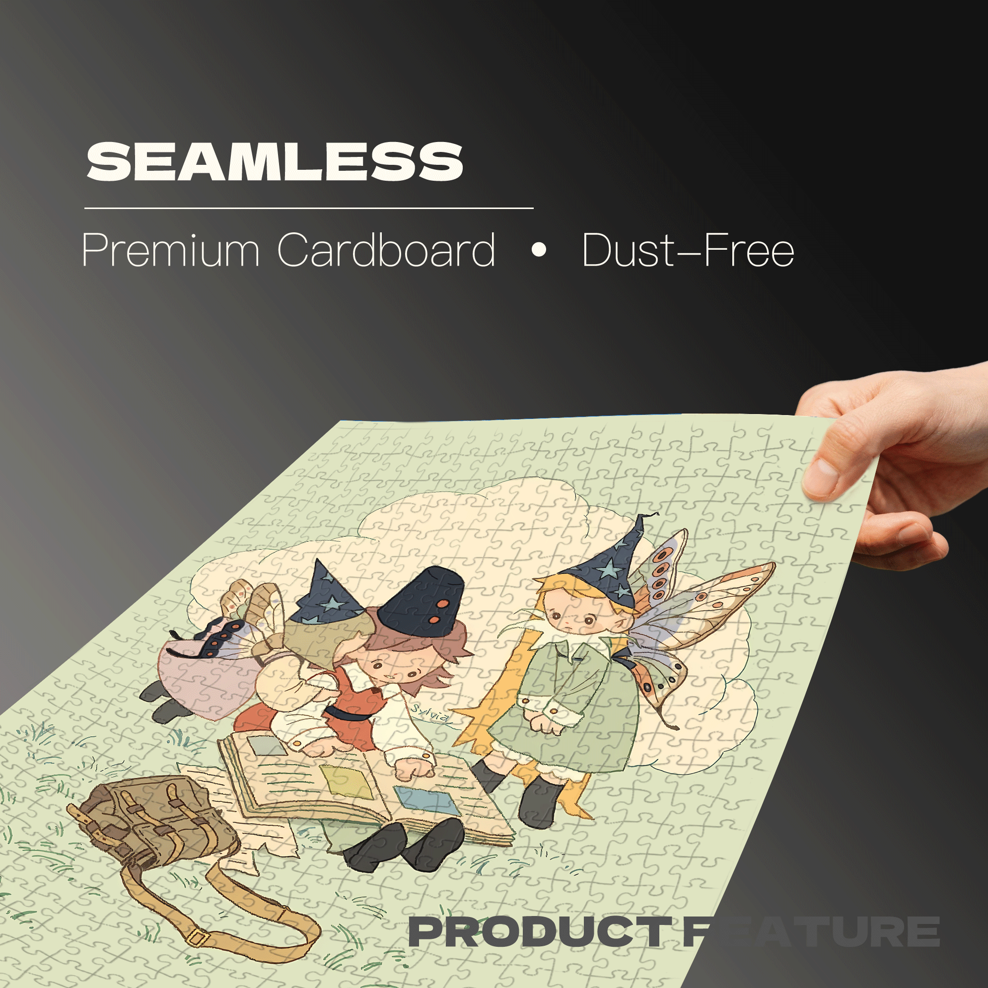 Seeking Answers 500pcs/1000pcs Jigsaw Puzzle, Scratch-Resistant, Interactive Family Game & Brain-Boosting DIY Decor, Perfect for Halloween, Christmas & New Year Gifts, Family Puzzle Game