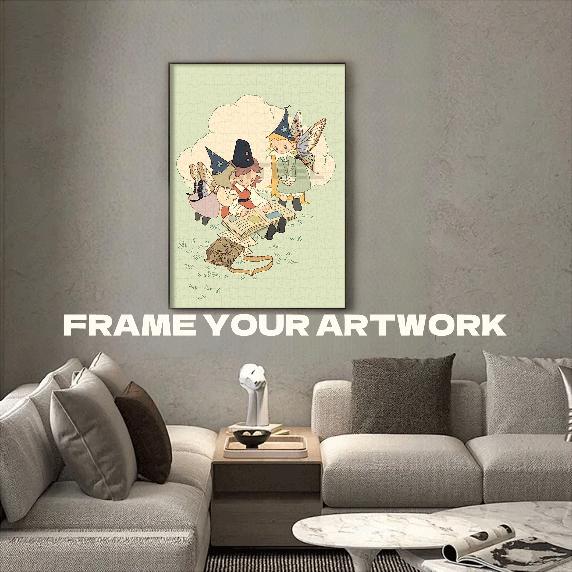 Seeking Answers 500pcs/1000pcs Jigsaw Puzzle, Scratch-Resistant, Interactive Family Game & Brain-Boosting DIY Decor, Perfect for Halloween, Christmas & New Year Gifts, Family Puzzle Game