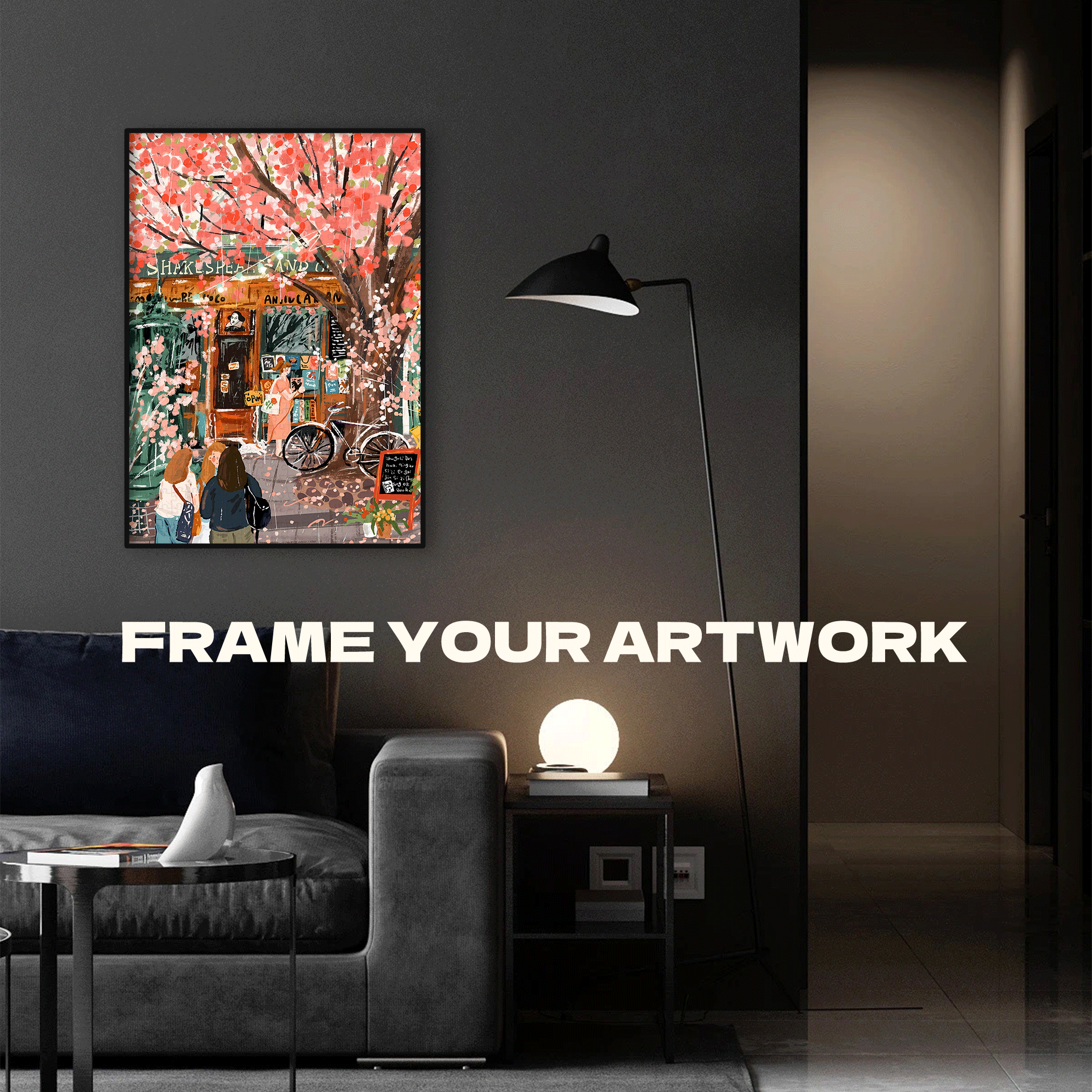 Shakespeare On A Rainy Day 500pcs/1000pcs Jigsaw Puzzle, Scratch-Resistant, Interactive Family Game & Brain-Boosting DIY Decor, Perfect for Halloween, Christmas & New Year Gifts, Family Puzzle Game