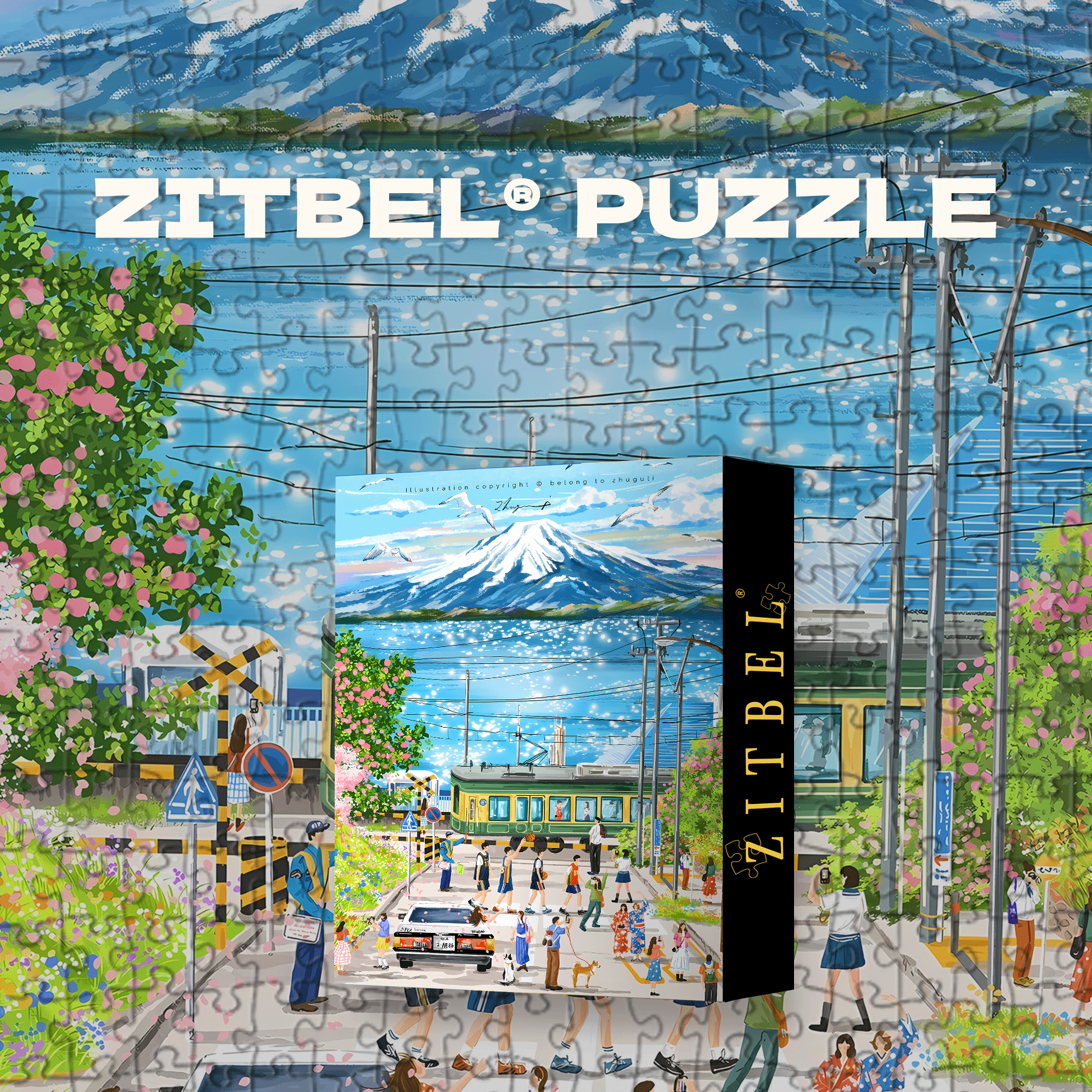 Summer Has Arrived 2 500pcs/1000pcs Jigsaw Puzzle, Scratch-Resistant, Interactive Family Game & Brain-Boosting DIY Decor, Perfect for Halloween, Christmas & New Year Gifts, Family Puzzle Game