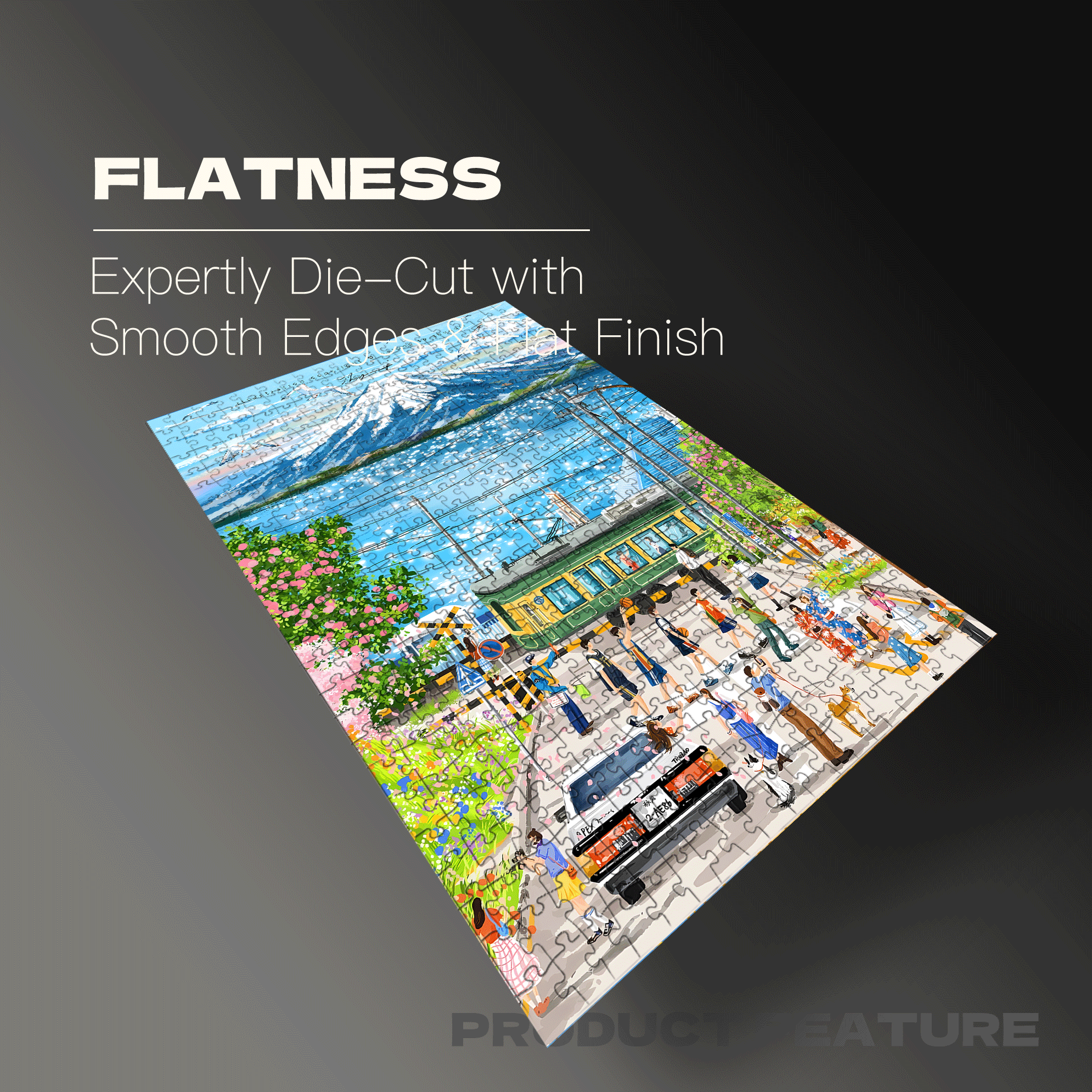 Summer Has Arrived 2 500pcs/1000pcs Jigsaw Puzzle, Scratch-Resistant, Interactive Family Game & Brain-Boosting DIY Decor, Perfect for Halloween, Christmas & New Year Gifts, Family Puzzle Game