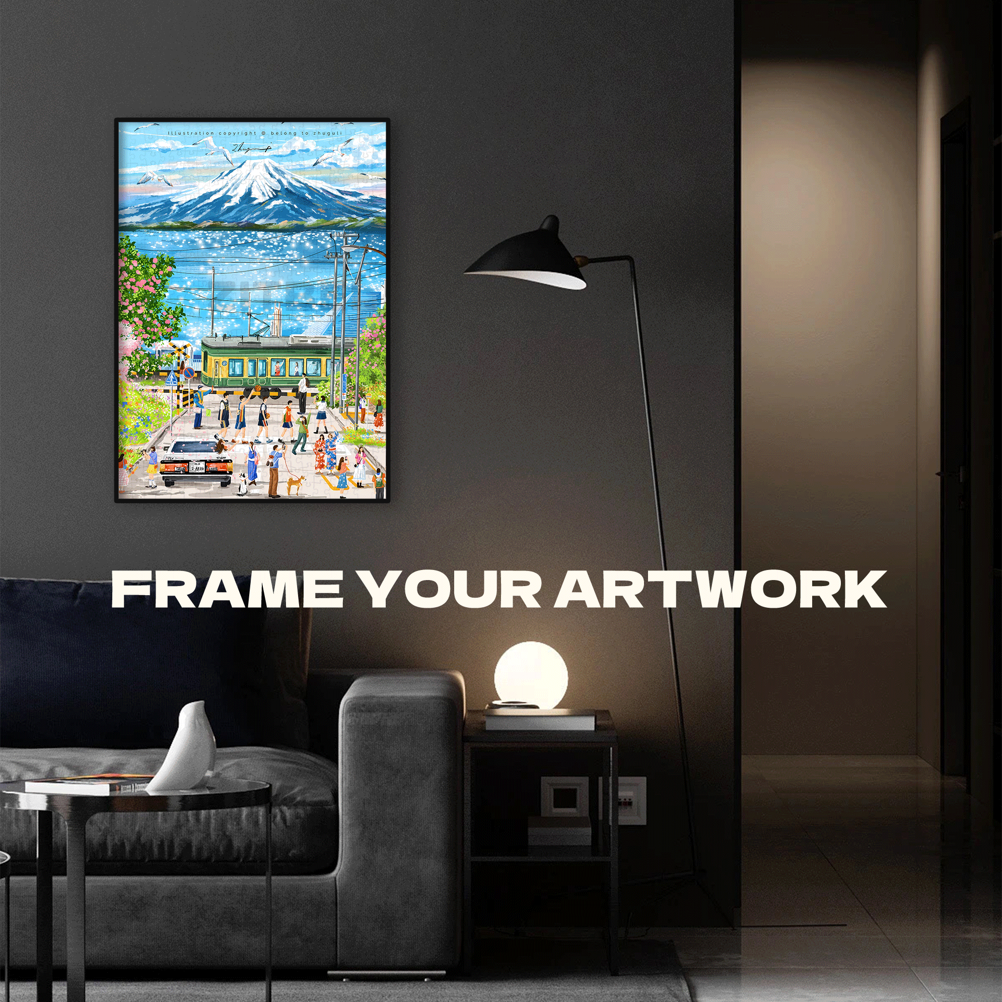 Summer Has Arrived 2 500pcs/1000pcs Jigsaw Puzzle, Scratch-Resistant, Interactive Family Game & Brain-Boosting DIY Decor, Perfect for Halloween, Christmas & New Year Gifts, Family Puzzle Game