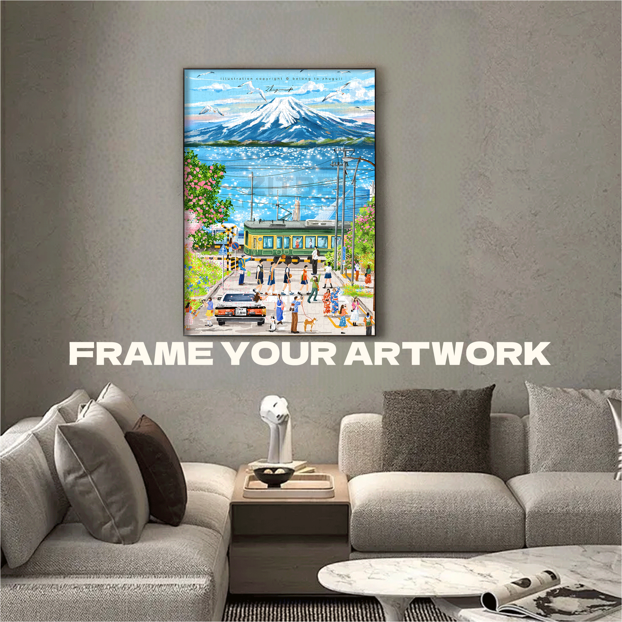 Summer Has Arrived 2 500pcs/1000pcs Jigsaw Puzzle, Scratch-Resistant, Interactive Family Game & Brain-Boosting DIY Decor, Perfect for Halloween, Christmas & New Year Gifts, Family Puzzle Game