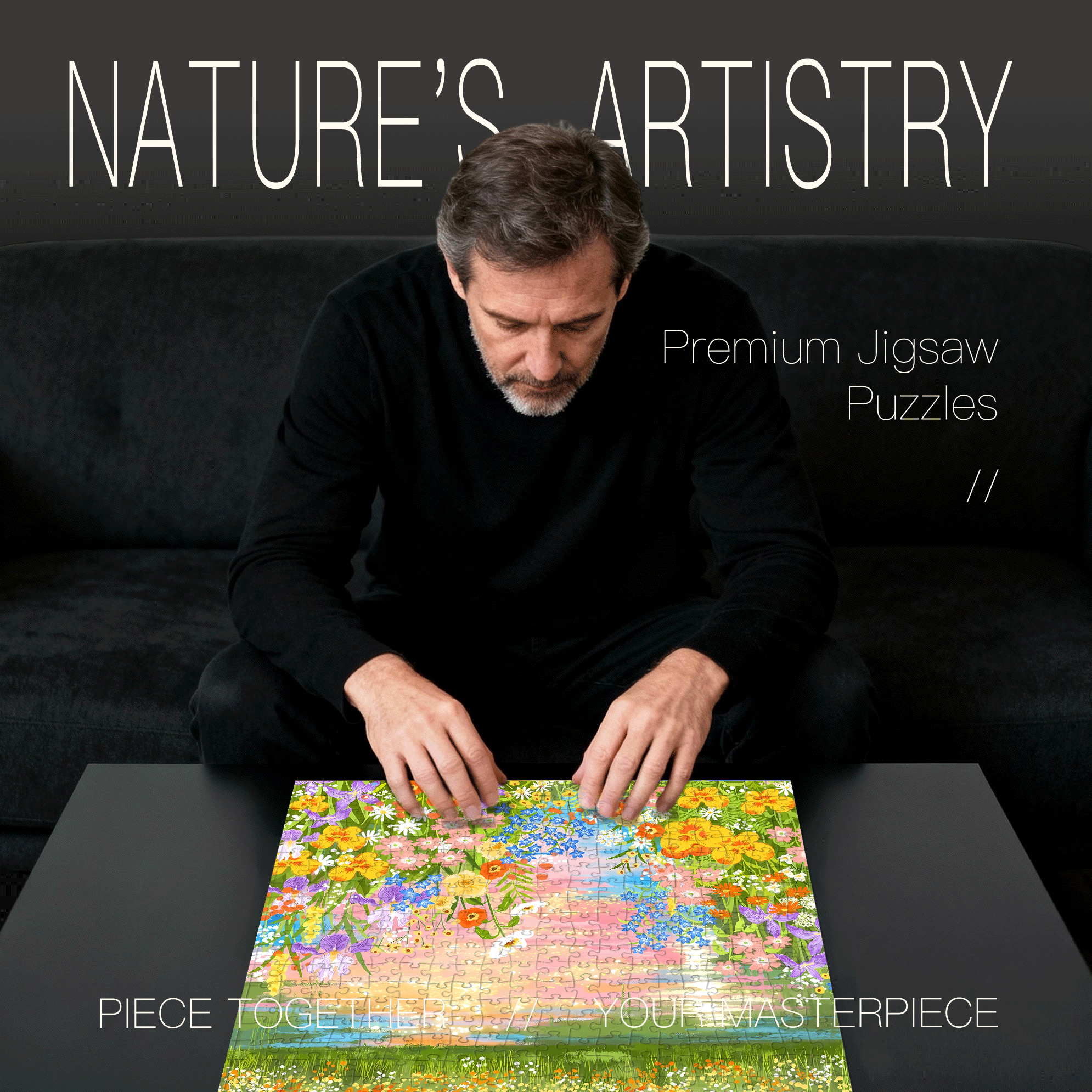 Summer Has Arrived 4 500pcs/1000pcs Jigsaw Puzzle, Scratch-Resistant, Interactive Family Game & Brain-Boosting DIY Decor, Perfect for Halloween, Christmas & New Year Gifts, Family Puzzle Game