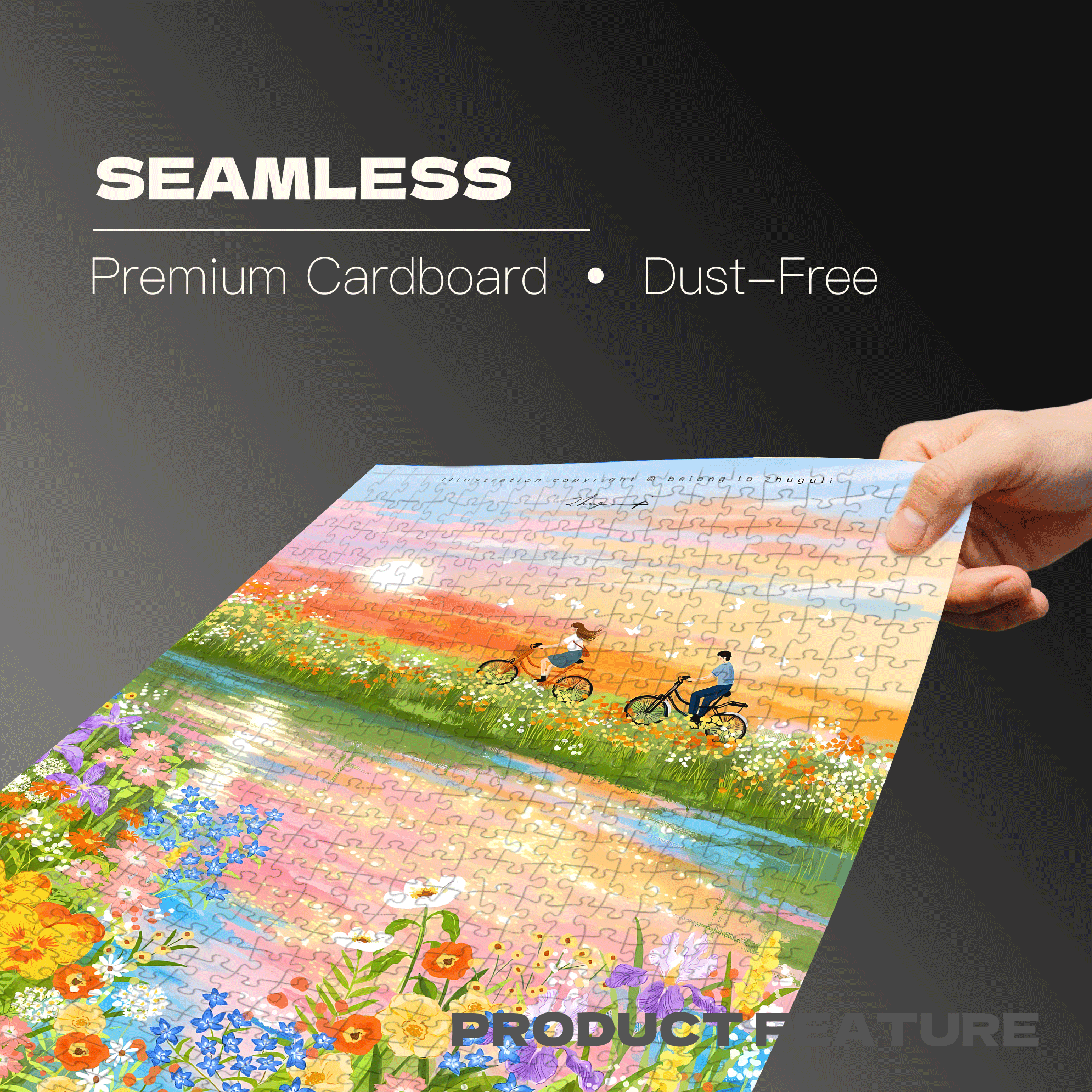 Summer Has Arrived 4 500pcs/1000pcs Jigsaw Puzzle, Scratch-Resistant, Interactive Family Game & Brain-Boosting DIY Decor, Perfect for Halloween, Christmas & New Year Gifts, Family Puzzle Game