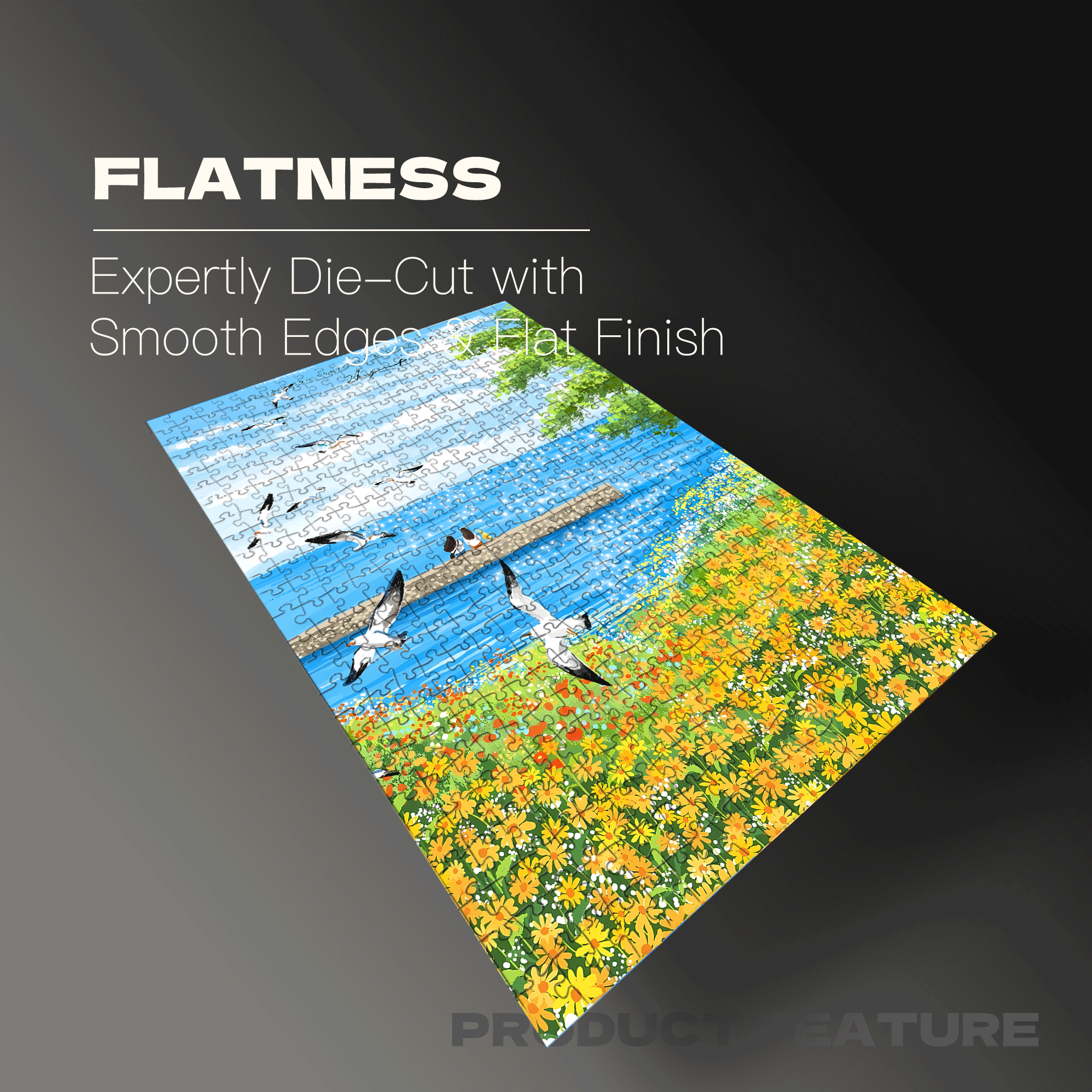 Summer Has Arrived 5 500pcs/1000pcs Jigsaw Puzzle, Scratch-Resistant, Interactive Family Game & Brain-Boosting DIY Decor, Perfect for Halloween, Christmas & New Year Gifts, Family Puzzle Game