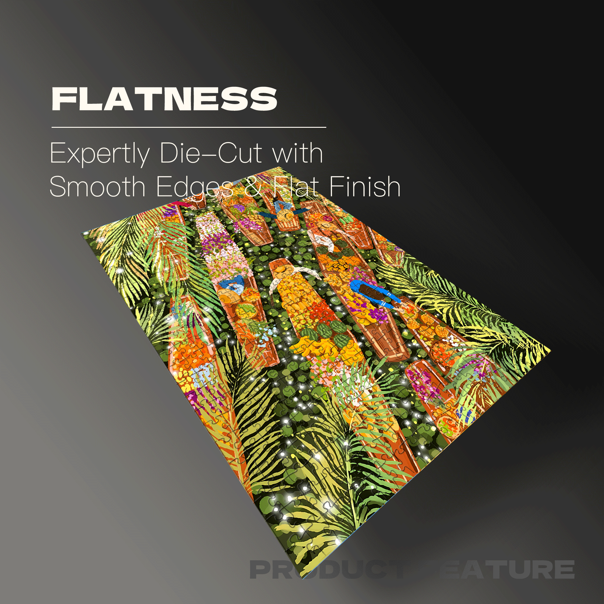 Summer Has Arrived 7 500pcs/1000pcs Jigsaw Puzzle, Scratch-Resistant, Interactive Family Game & Brain-Boosting DIY Decor, Perfect for Halloween, Christmas & New Year Gifts, Family Puzzle Game