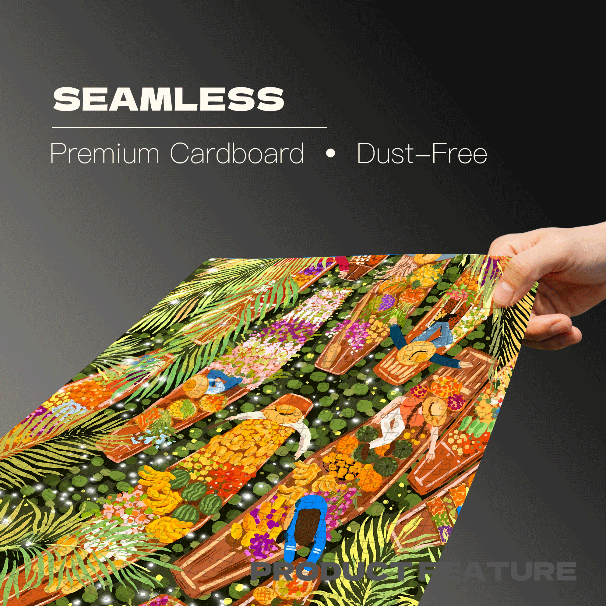 Summer Has Arrived 7 500pcs/1000pcs Jigsaw Puzzle, Scratch-Resistant, Interactive Family Game & Brain-Boosting DIY Decor, Perfect for Halloween, Christmas & New Year Gifts, Family Puzzle Game