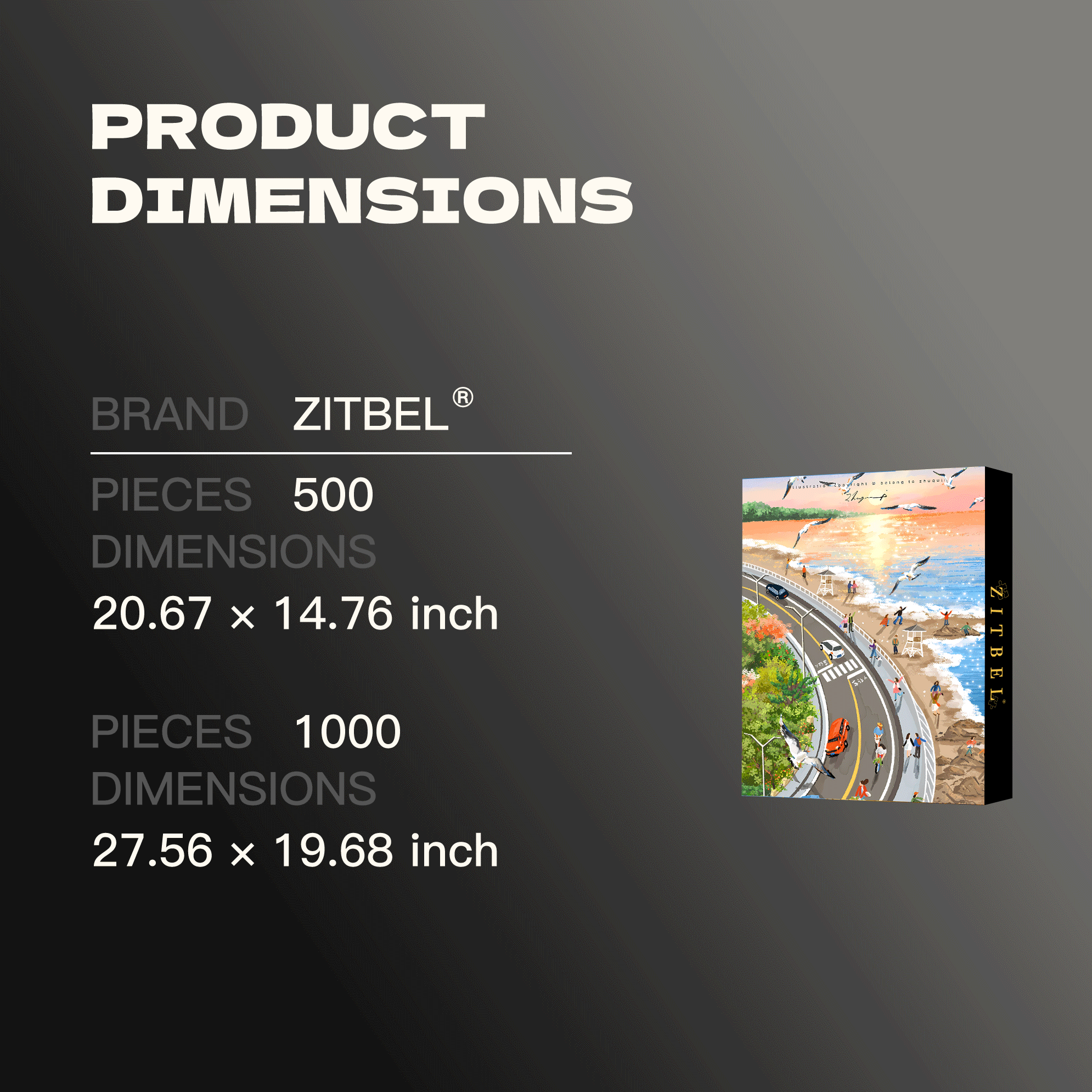 Summer Has Arrived 8 500pcs/1000pcs Jigsaw Puzzle, Scratch-Resistant, Interactive Family Game & Brain-Boosting DIY Decor, Perfect for Halloween, Christmas & New Year Gifts, Family Puzzle Game