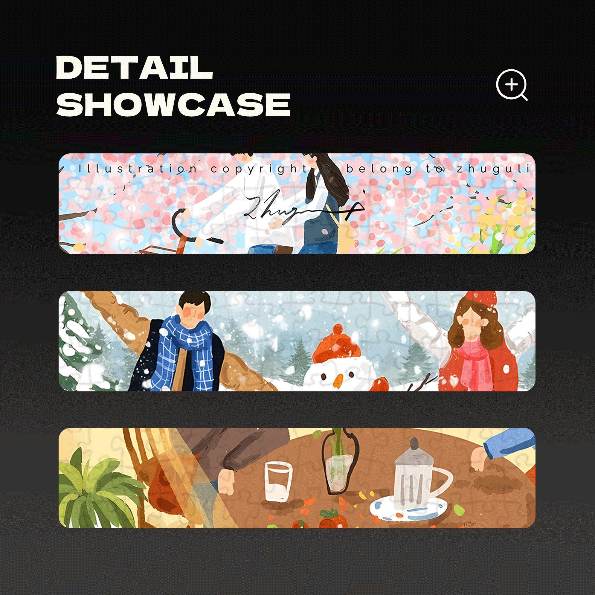 Sweet Seasons 500pcs/1000pcs Jigsaw Puzzle, Scratch-Resistant, Interactive Family Game & Brain-Boosting DIY Decor, Perfect for Halloween, Christmas & New Year Gifts, Family Puzzle Game