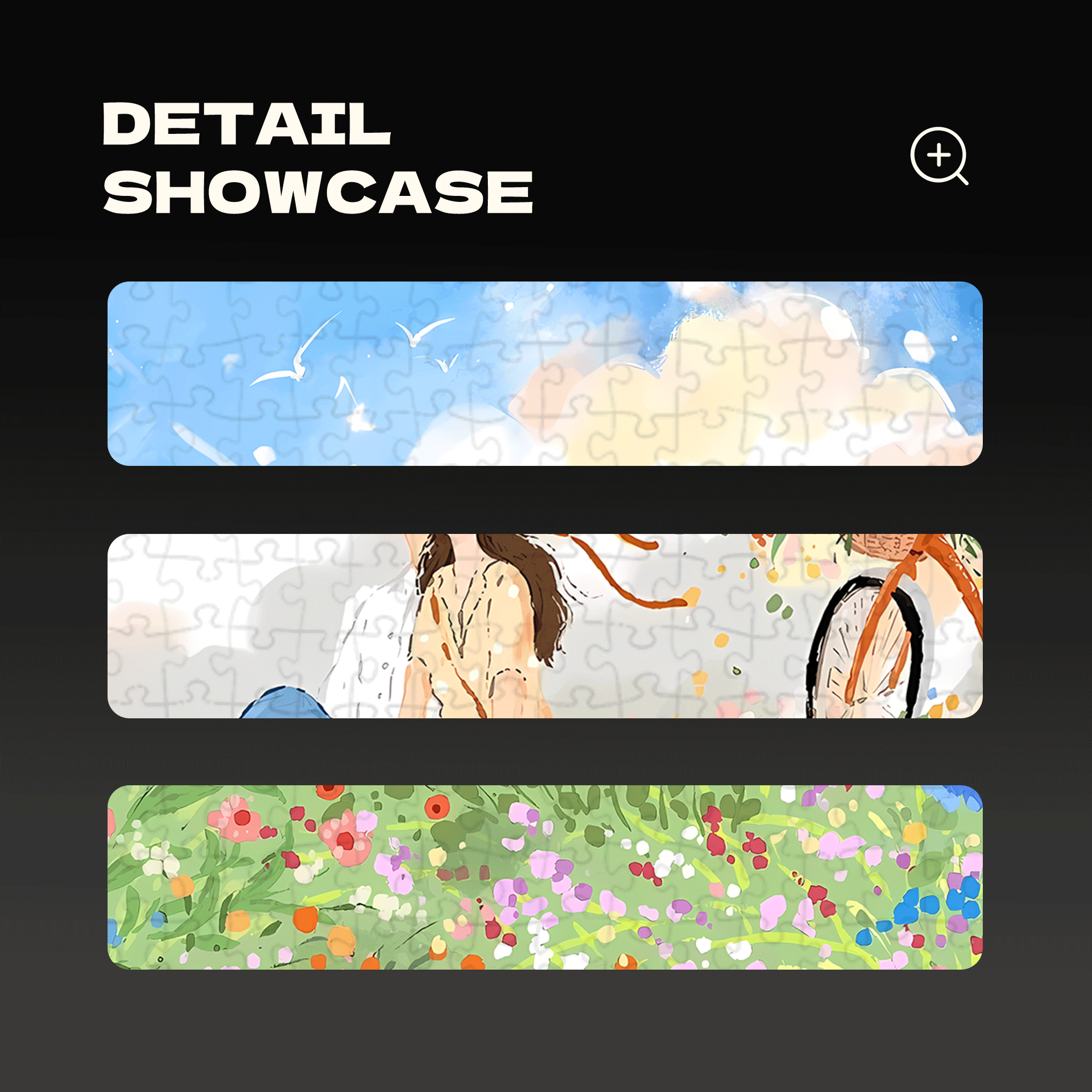 Take A Deep Breath With The Clouds 500pcs/1000pcs Jigsaw Puzzle, Scratch-Resistant, Interactive Family Game & Brain-Boosting DIY Decor, Perfect for Halloween, Christmas & New Year Gifts, Family Puzzle Game