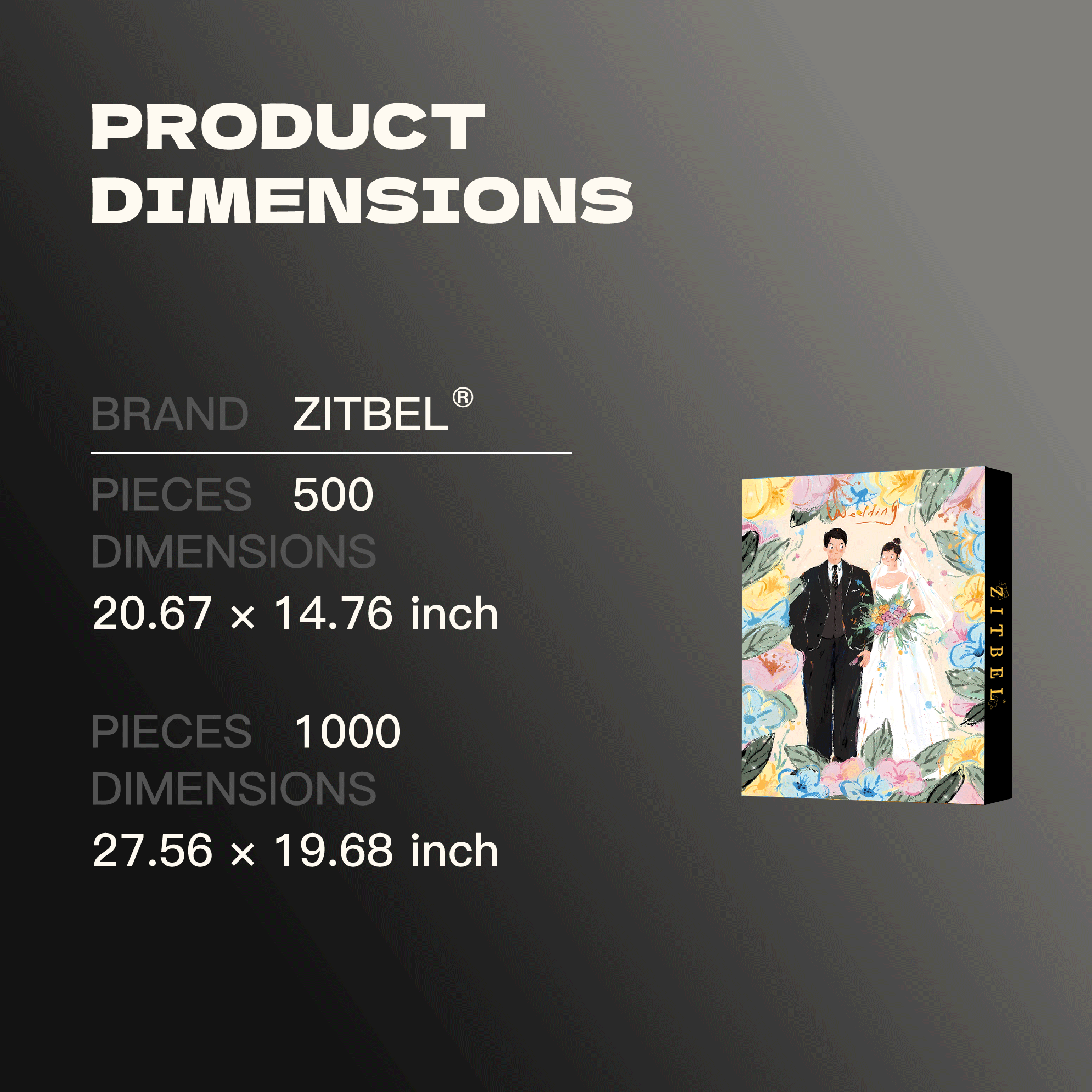 Thank You For Your Invitation 2 500pcs/1000pcs Jigsaw Puzzle, Scratch-Resistant, Interactive Family Game & Brain-Boosting DIY Decor, Perfect for Halloween, Christmas & New Year Gifts, Family Puzzle Game