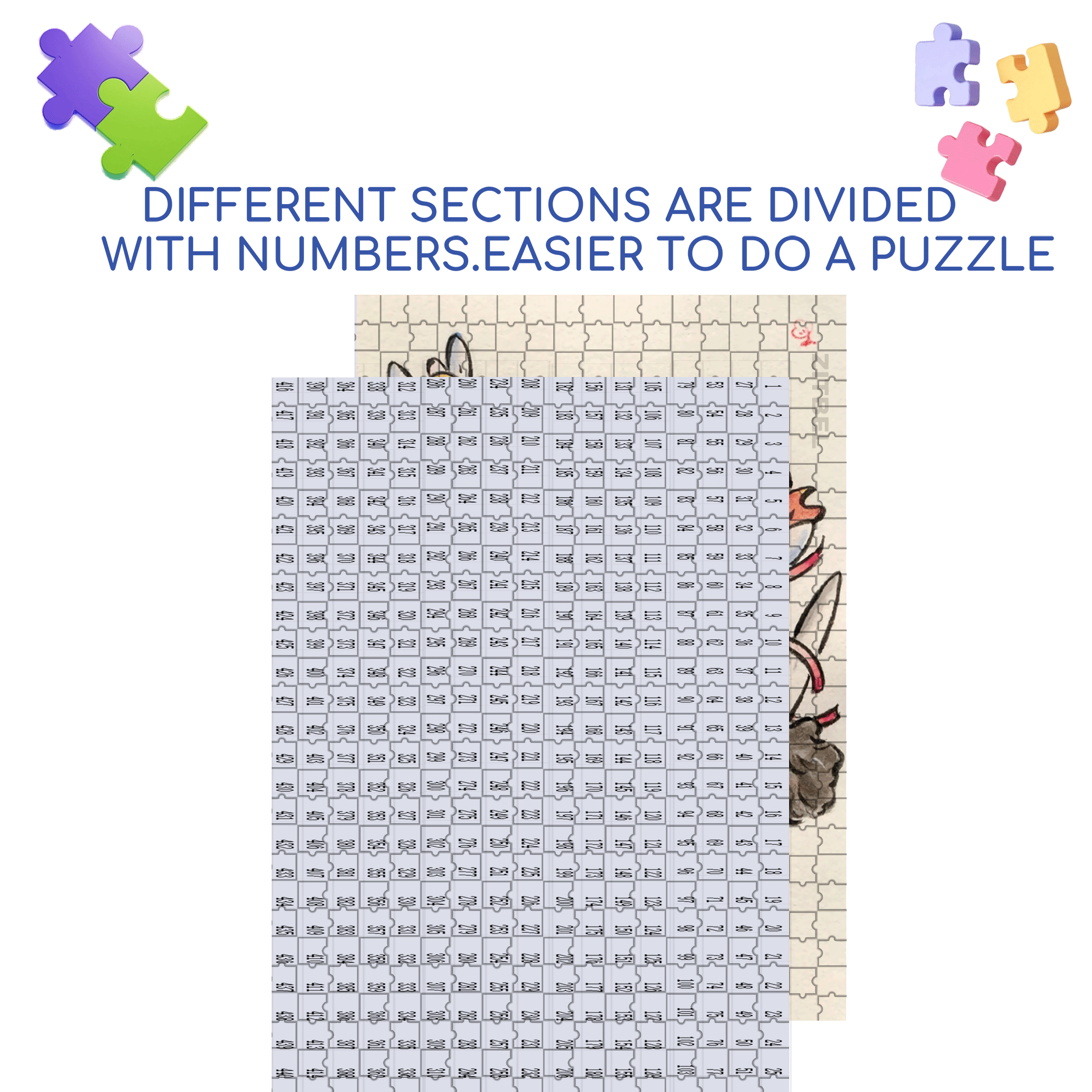 Birthday Stage 500pcs/1000pcs Jigsaw Puzzle, Scratch-Resistant, Interactive Family Game & Brain-Boosting DIY Decor, Perfect for Halloween, Christmas & New Year Gifts, Family Puzzle Game