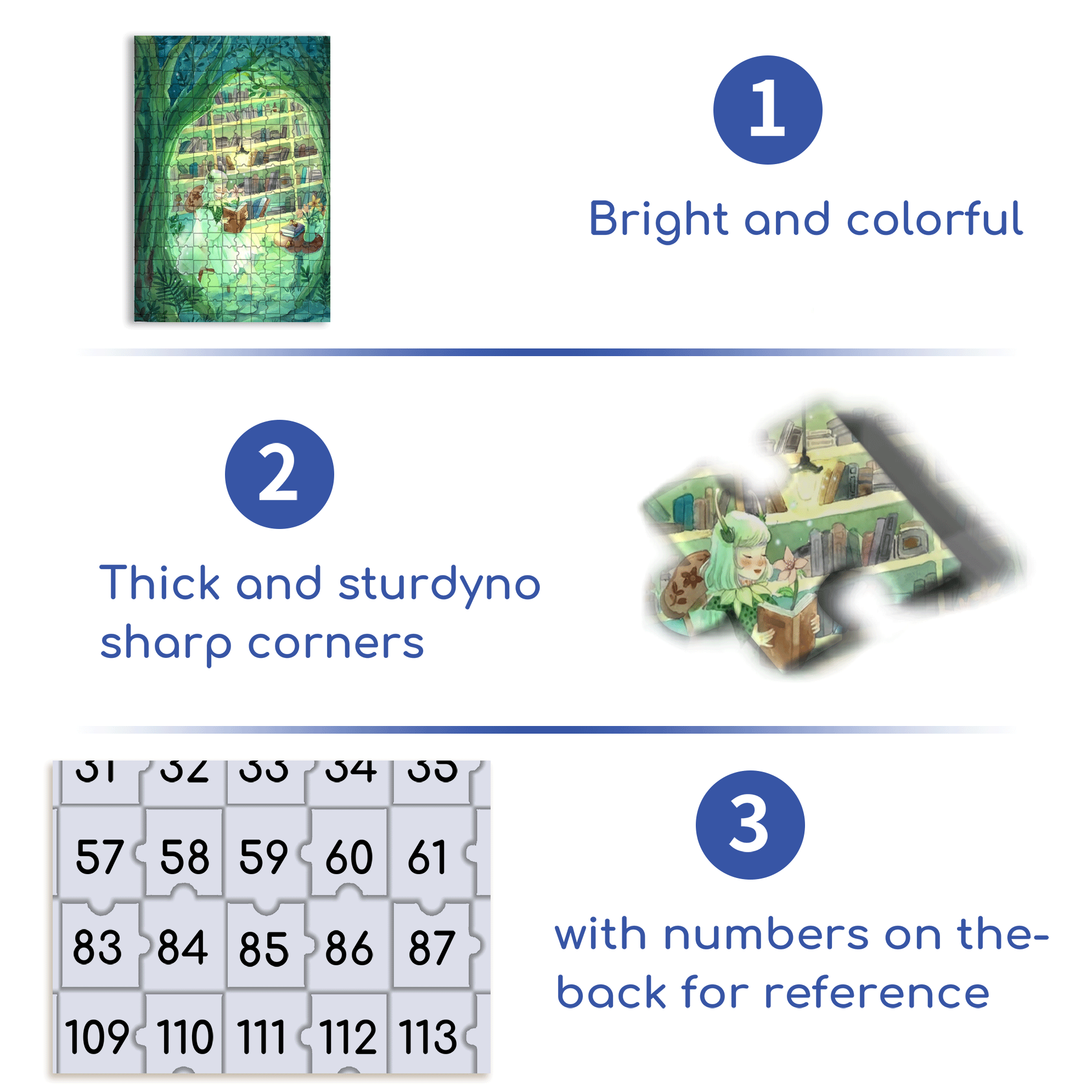 Flower Forest 500pcs/1000pcs Jigsaw Puzzle, Scratch-Resistant, Interactive Family Game & Brain-Boosting DIY Decor, Perfect for Halloween, Christmas & New Year Gifts, Family Puzzle Game