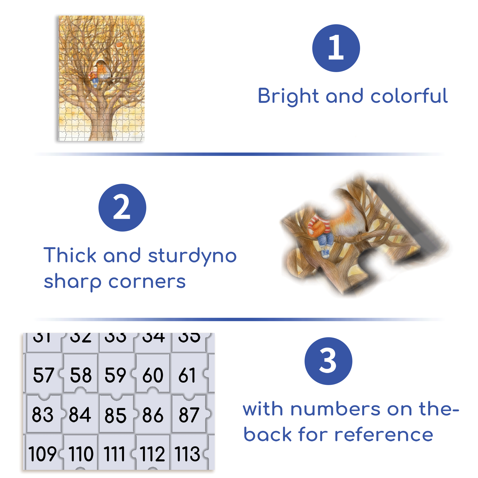 Gentle Winter 500pcs/1000pcs Jigsaw Puzzle, Scratch-Resistant, Interactive Family Game & Brain-Boosting DIY Decor, Perfect for Halloween, Christmas & New Year Gifts, Family Puzzle Game
